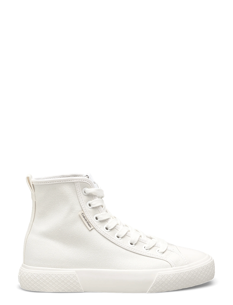 Calvin Klein - VULC HIGH TOP LACEUP CANVAS - konfirmation - bright white - 1