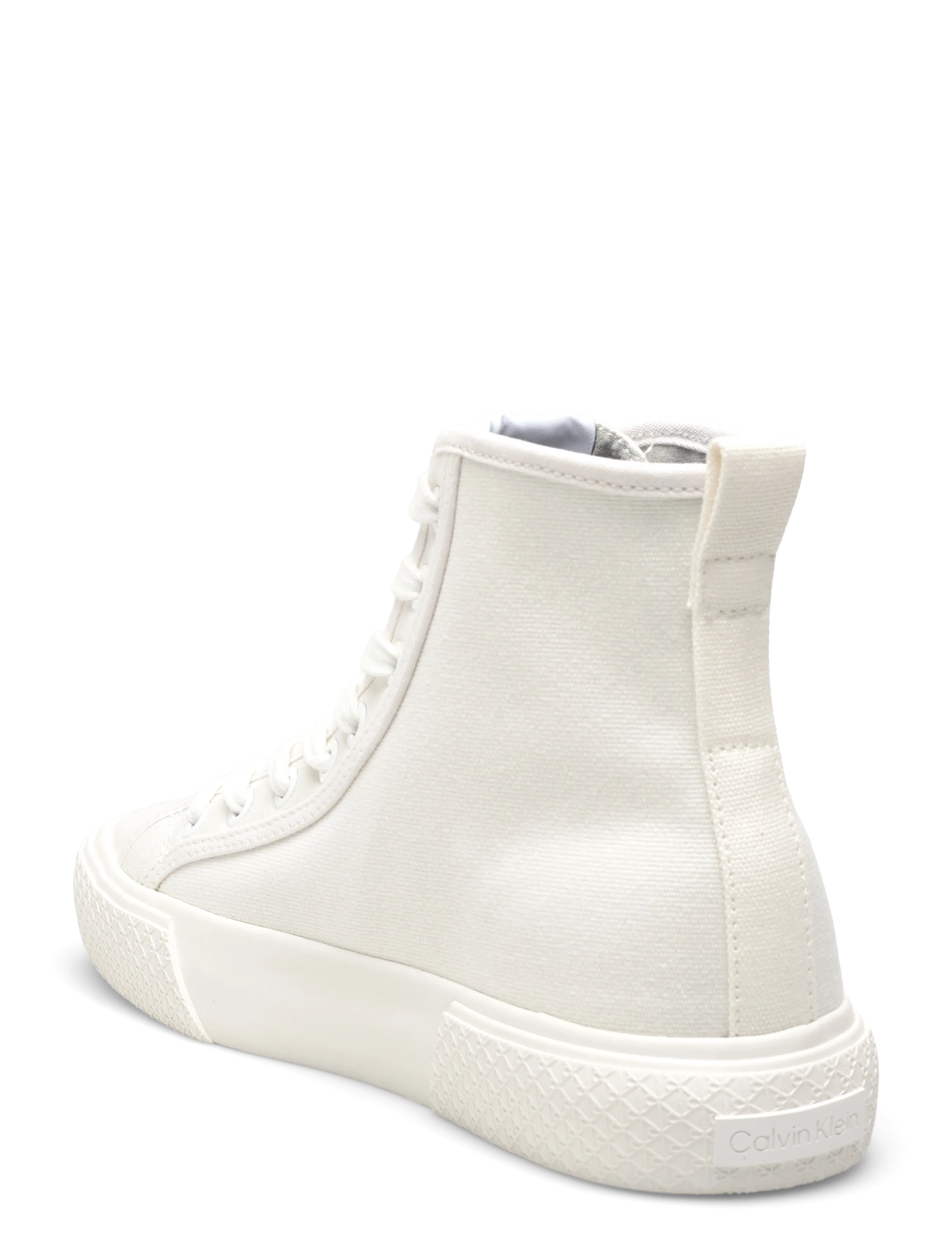 Calvin Klein - VULC HIGH TOP LACEUP CANVAS - ferming - bright white - 2