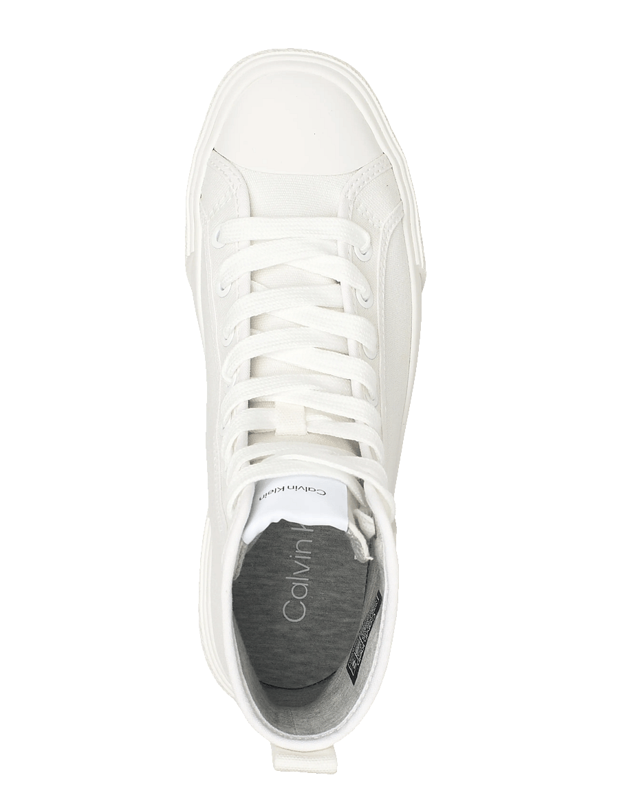 Calvin Klein - VULC HIGH TOP LACEUP CANVAS - konfirmation - bright white - 3