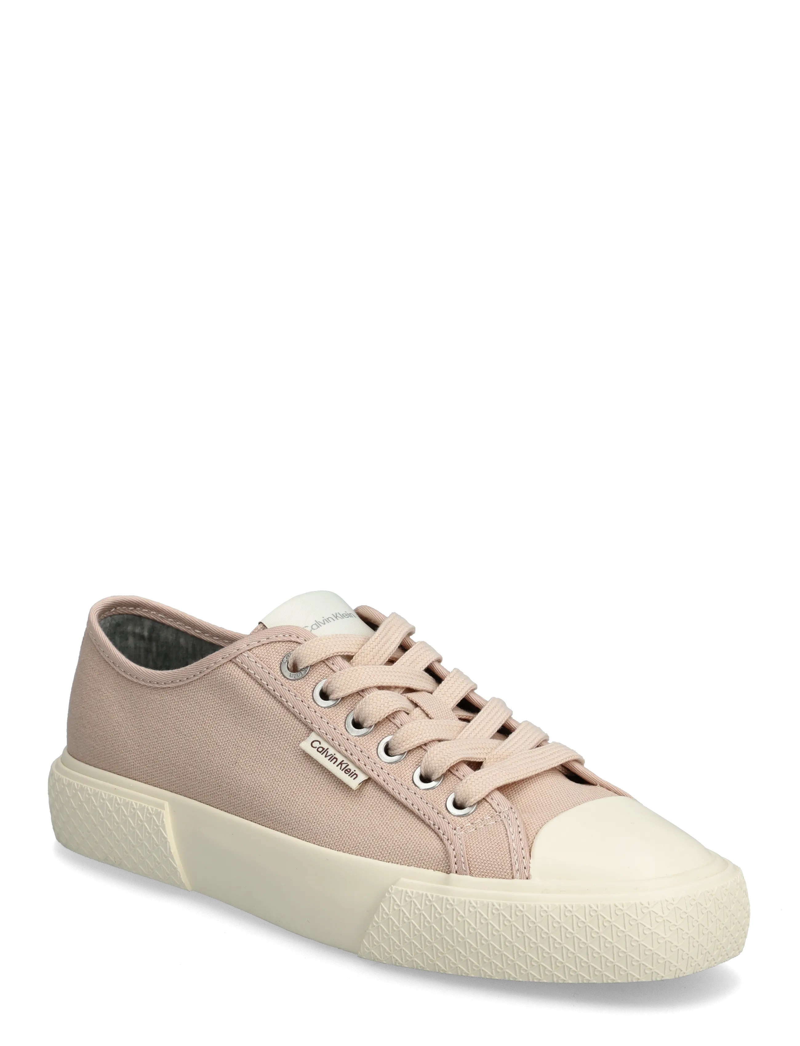 Calvin Klein VULC LACE UP CANVAS - Tennised - WHISPER PINK MARSHMALLOW / pink/rose