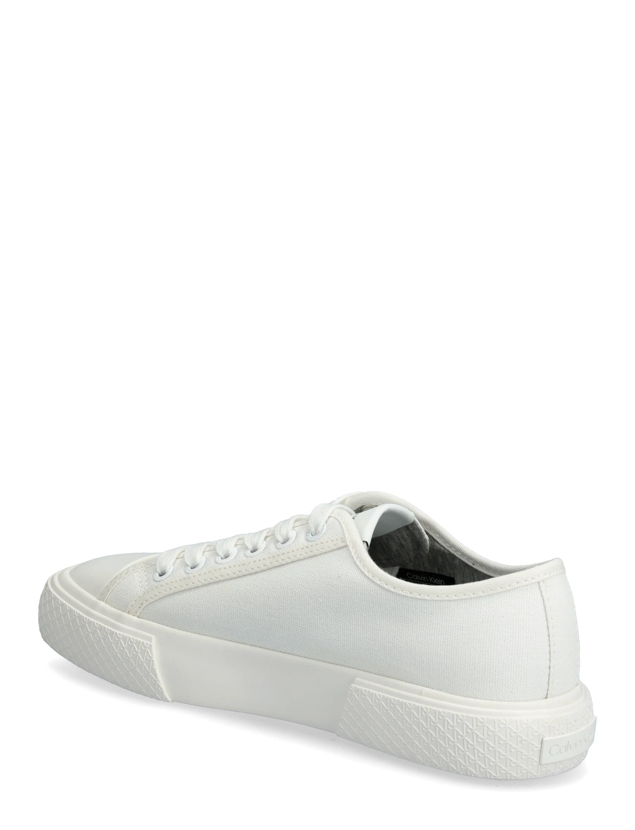 Calvin Klein - VULC LOW LACE UP CANVAS - konfirmationstøj - bright white - 2