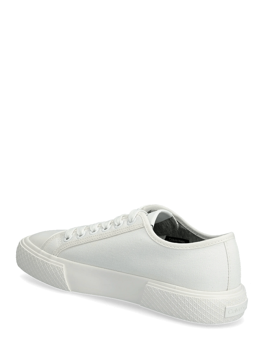 Calvin Klein - VULC LOW LACE UP CANVAS - konfirmationstøj - bright white - 2