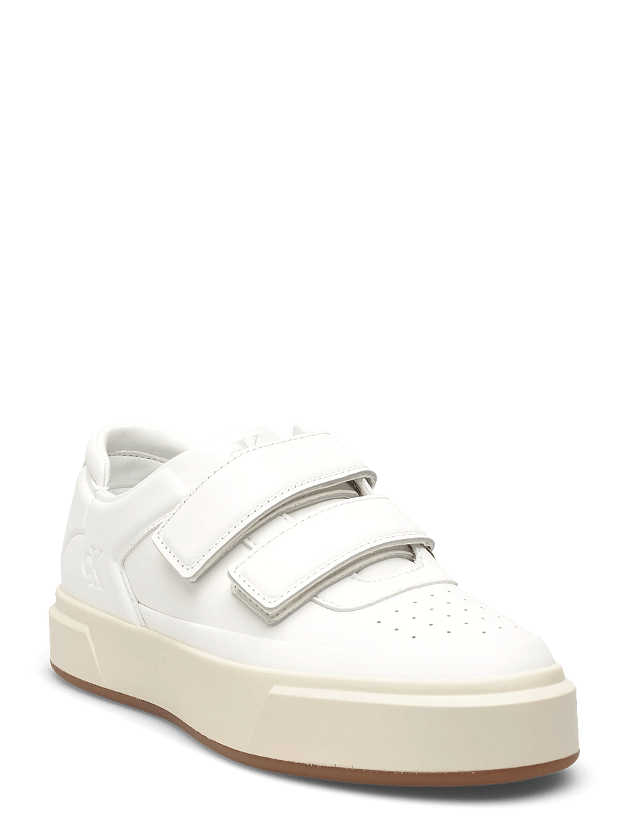 Calvin Klein - BASKET CUPS VELCRO LTH - konfirmationstøj - bright white marshmallow gum - 0