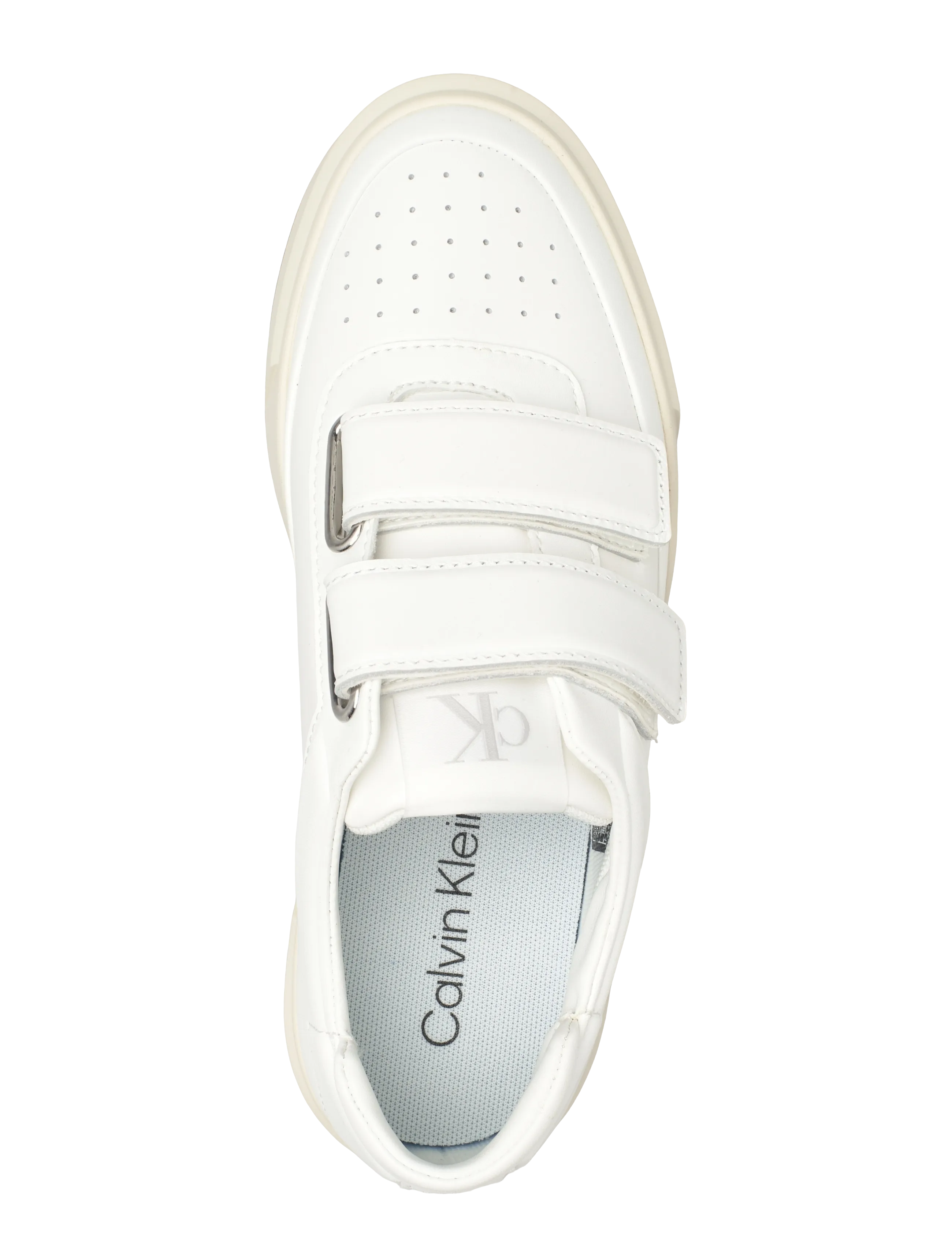 Calvin Klein - BASKET CUPS VELCRO LTH - konfirmationstøj - bright white marshmallow gum - 3