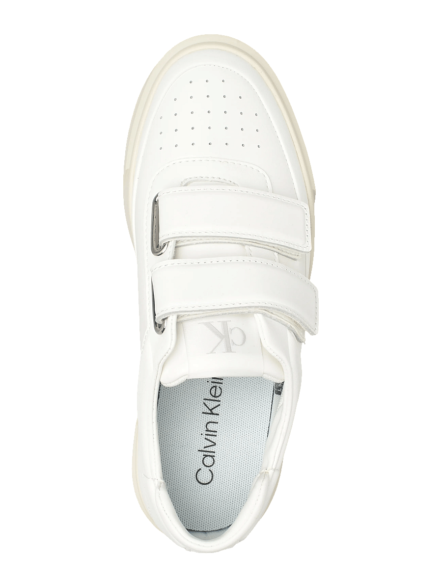 Calvin Klein - BASKET CUPS VELCRO LTH - konfirmationstøj - bright white marshmallow gum - 3