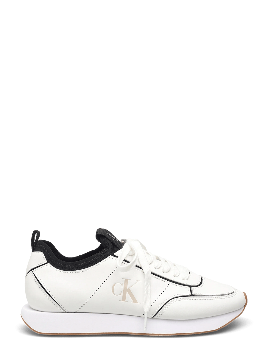 Calvin Klein - RETRO RUNNR SOCK PATCH LTH - konfirmation - bright white black - 1