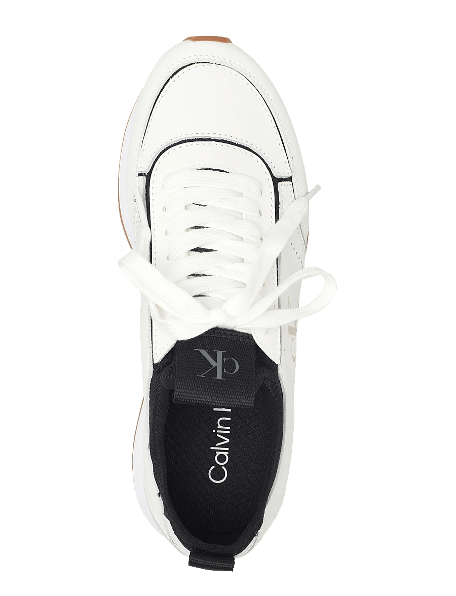 Calvin Klein - RETRO RUNNR SOCK PATCH LTH - konfirmation - bright white black - 3