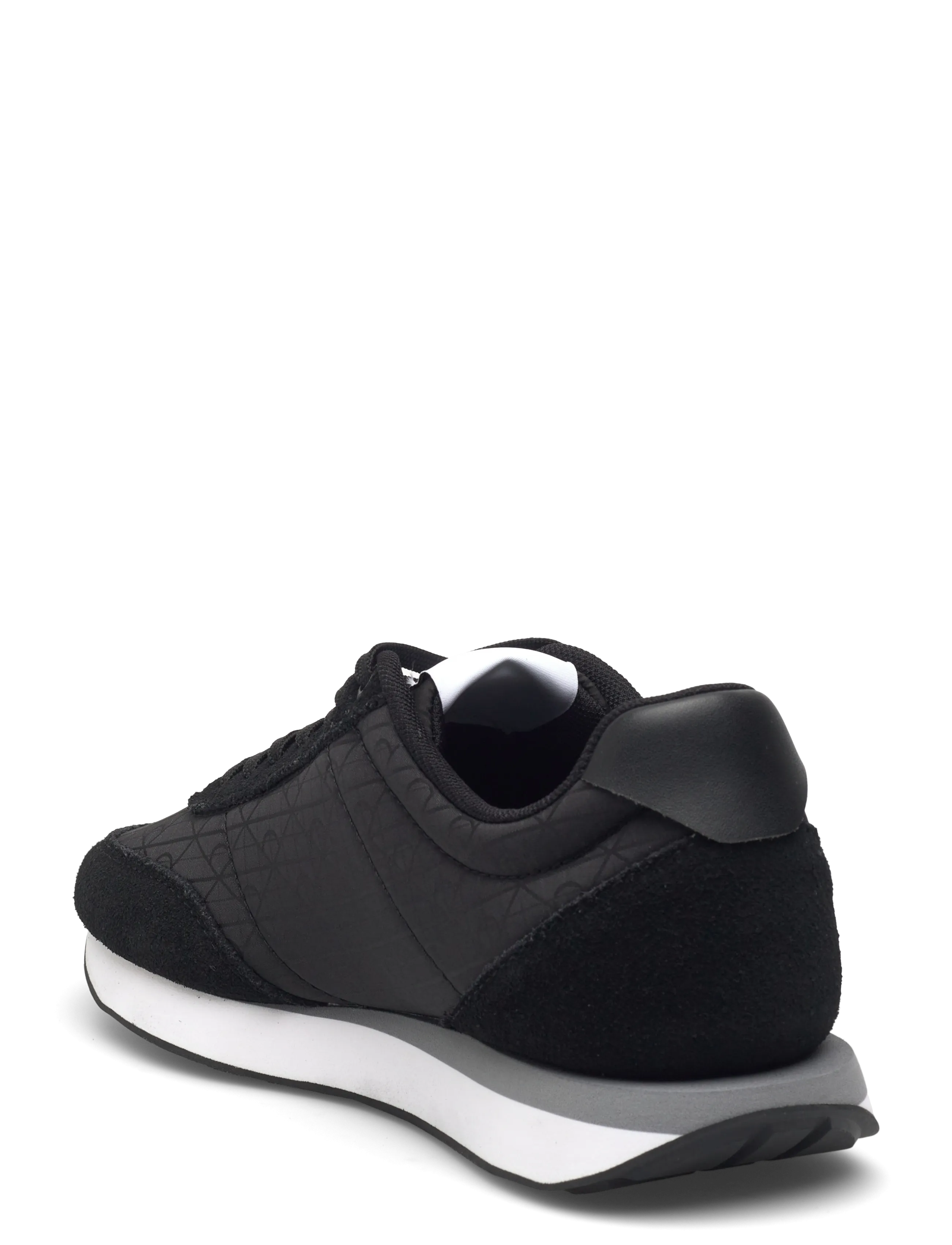 Calvin Klein - RETRO RUNNER LACE UP AOP NYL - lave sneakers - ck black - 2