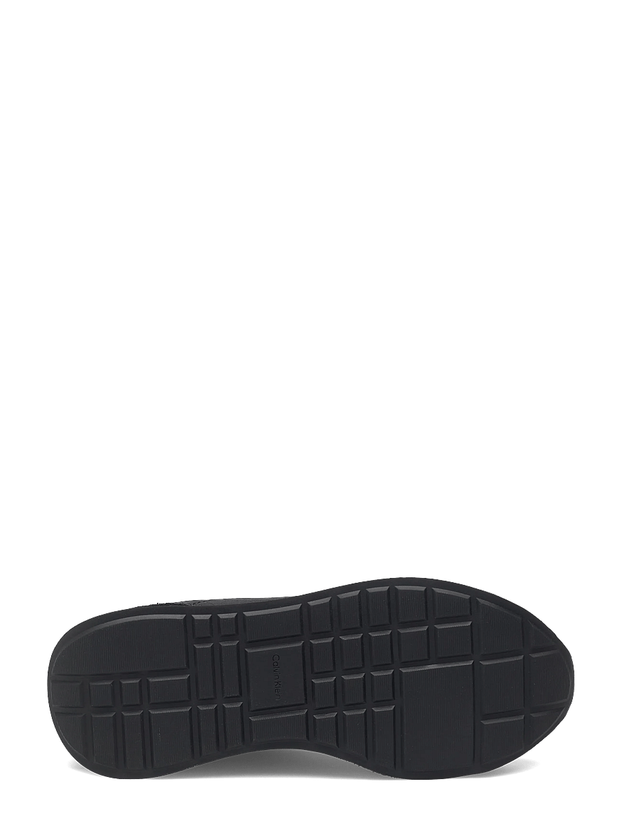 Calvin Klein - RETRO RUNNER LACE UP AOP NYL - niedrige sneaker - ck black - 4