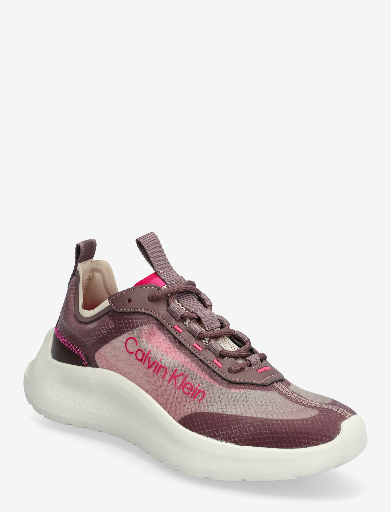 Calvin Klein - LIGHT EVA RUN LUP TRANSP RIPST - madala säärega tossud - stony beige bordeaux pink yarrow - 0