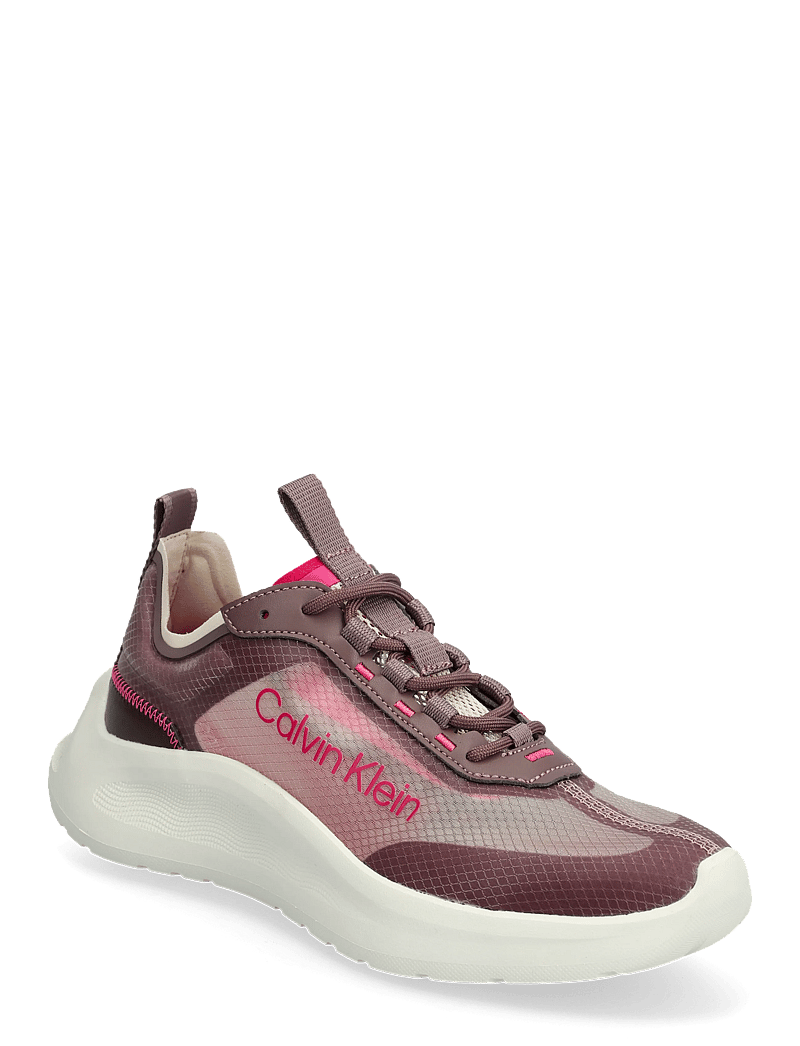 Calvin Klein - LIGHT EVA RUN LUP TRANSP RIPST - madala säärega tossud - stony beige bordeaux pink yarrow - 0