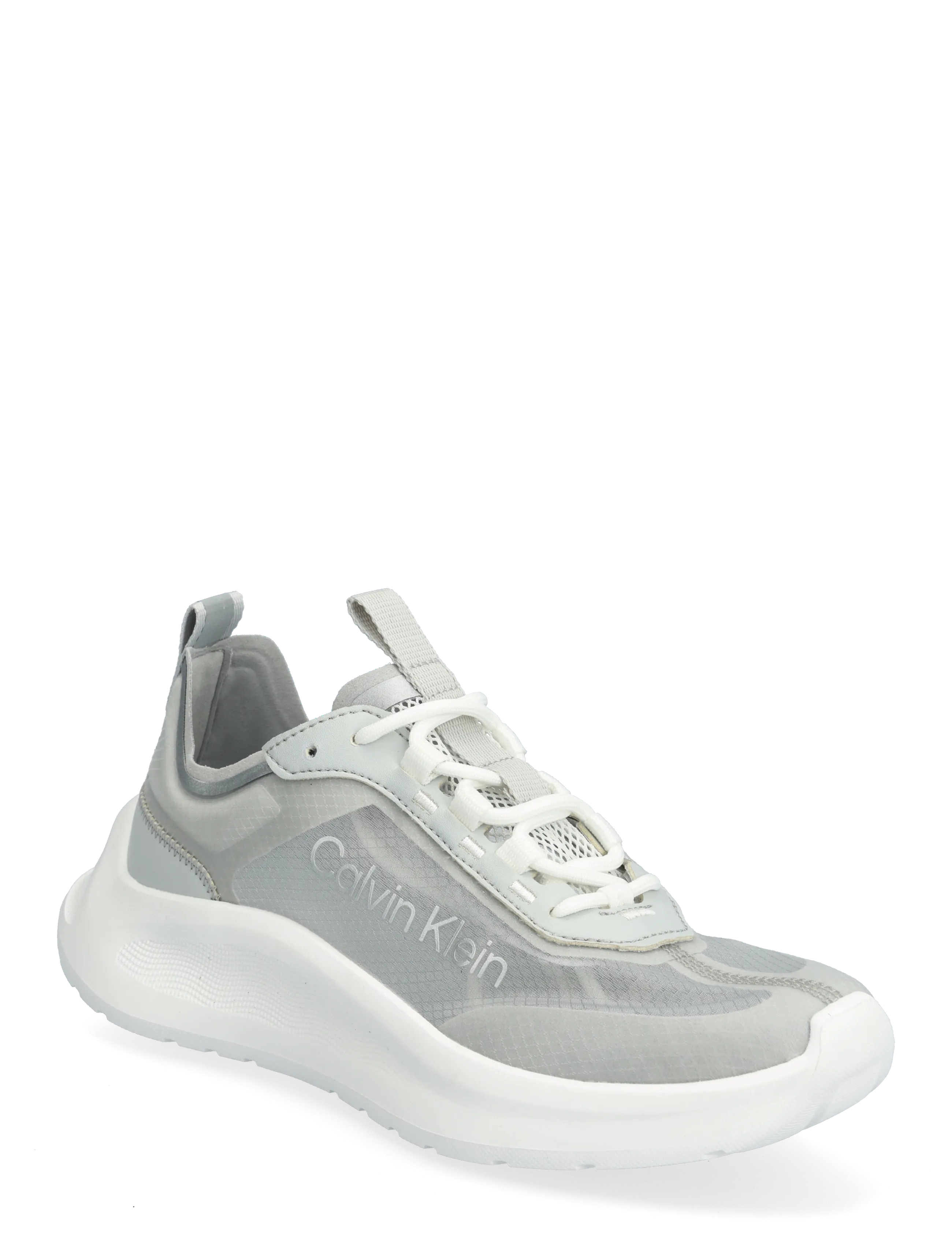 Calvin Klein LIGHT EVA RUN LUP TRANSP RIPST - Schuhe - BRIGHT WHITE PEARL GREY SILVER / grey