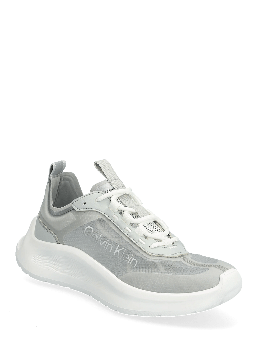 Calvin Klein - LIGHT EVA RUN LUP TRANSP RIPST - madala säärega tossud - bright white pearl grey silver - 0
