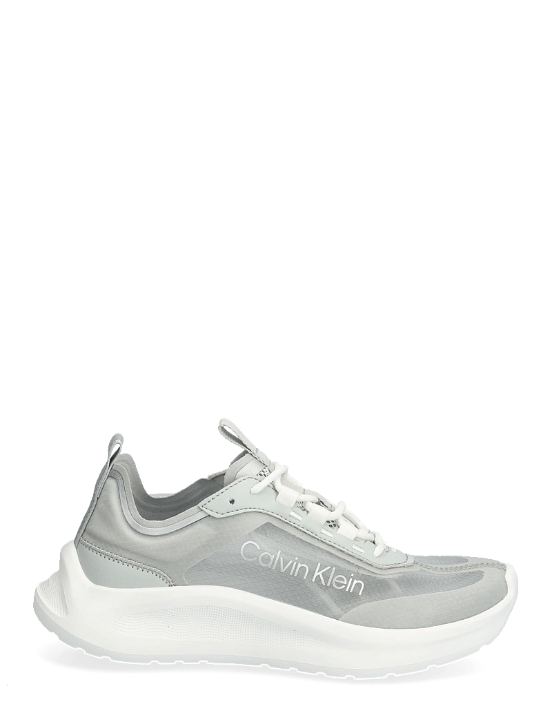 Calvin Klein - LIGHT EVA RUN LUP TRANSP RIPST - low top sneakers - bright white pearl grey silver - 1