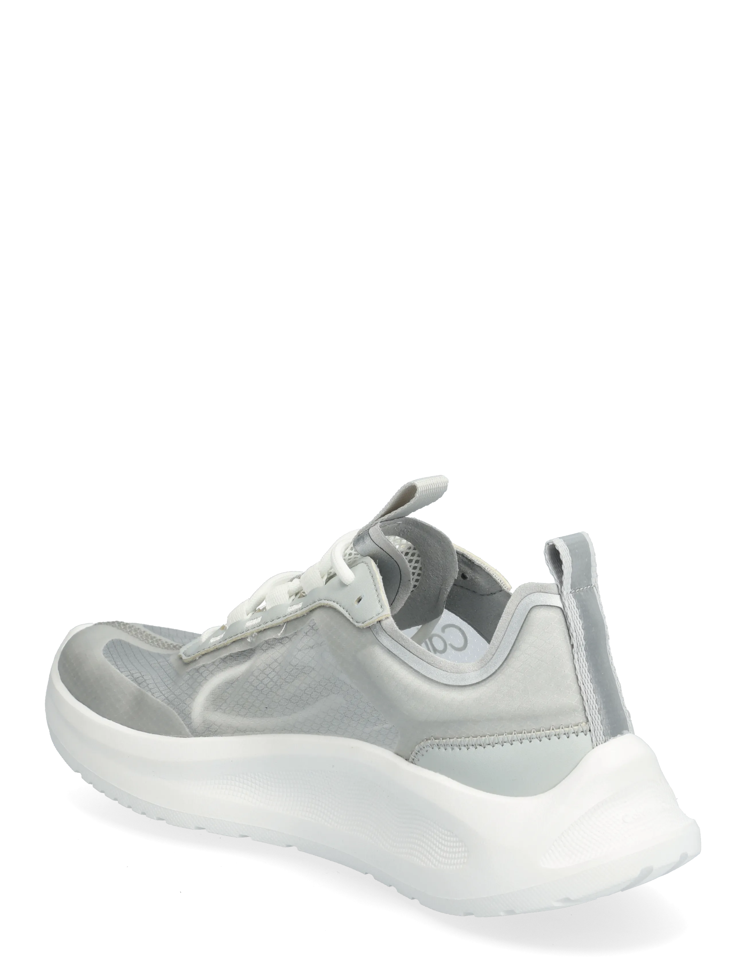 Calvin Klein - LIGHT EVA RUN LUP TRANSP RIPST - lave sneakers - bright white pearl grey silver - 2