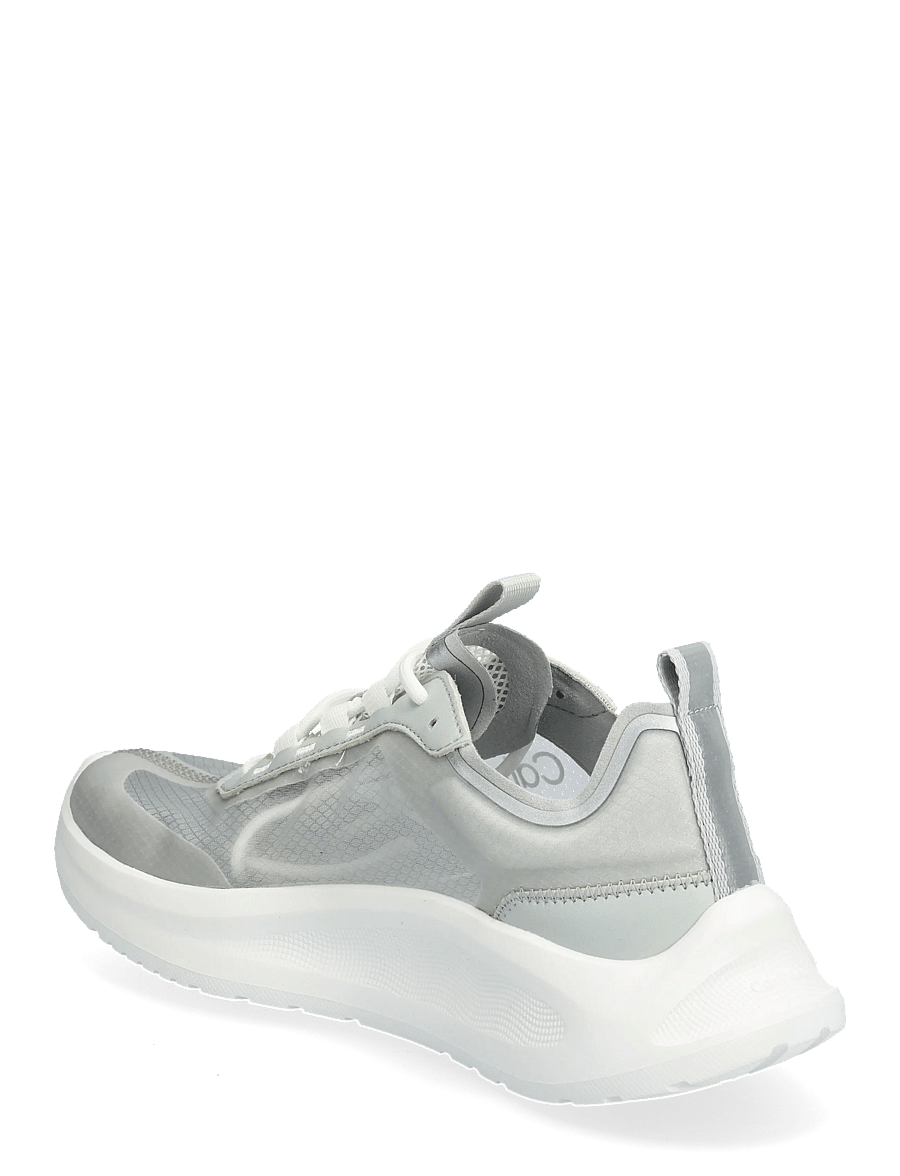 Calvin Klein - LIGHT EVA RUN LUP TRANSP RIPST - madala säärega tossud - bright white pearl grey silver - 2