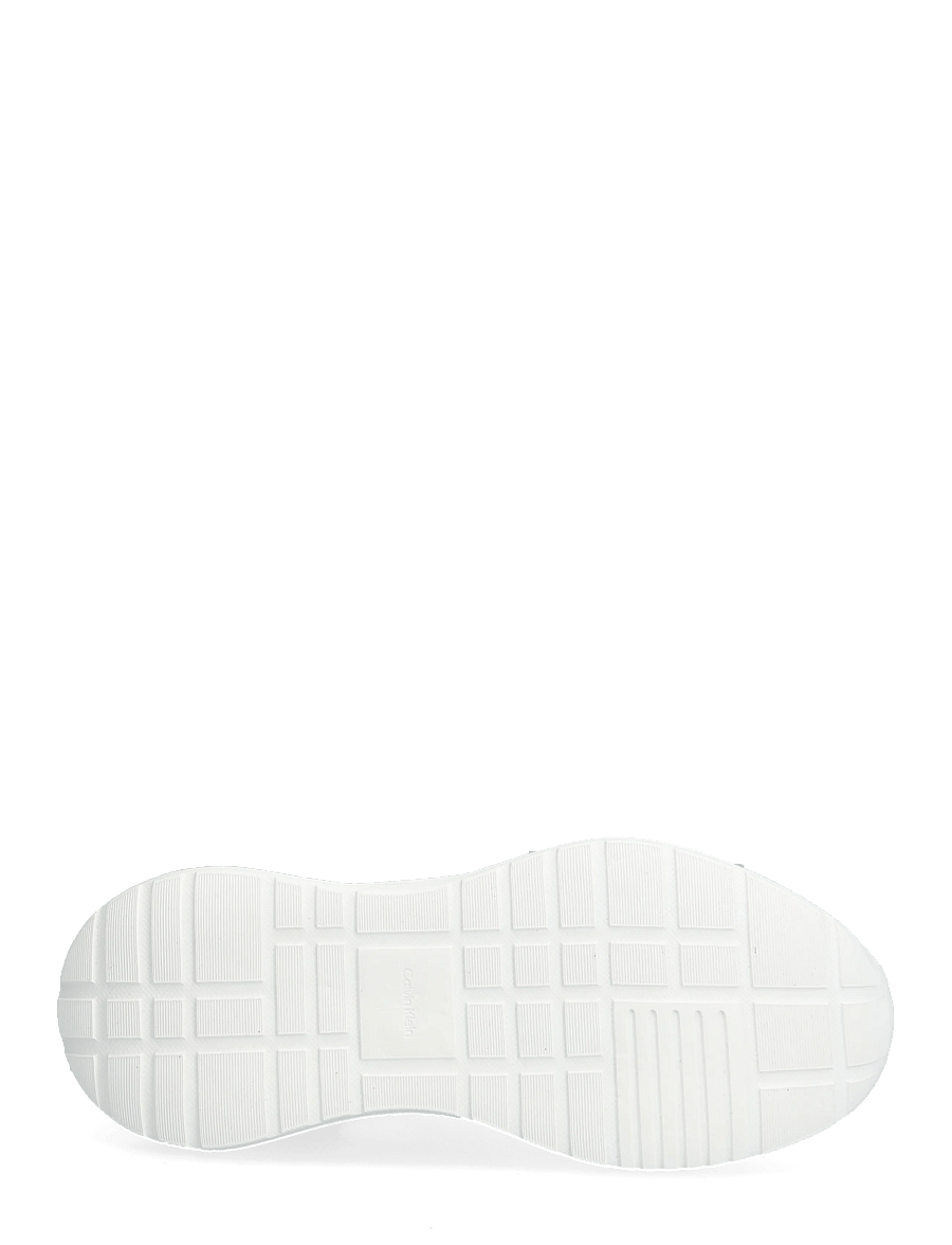 Calvin Klein - LIGHT EVA RUN LUP TRANSP RIPST - madala säärega tossud - bright white pearl grey silver - 4
