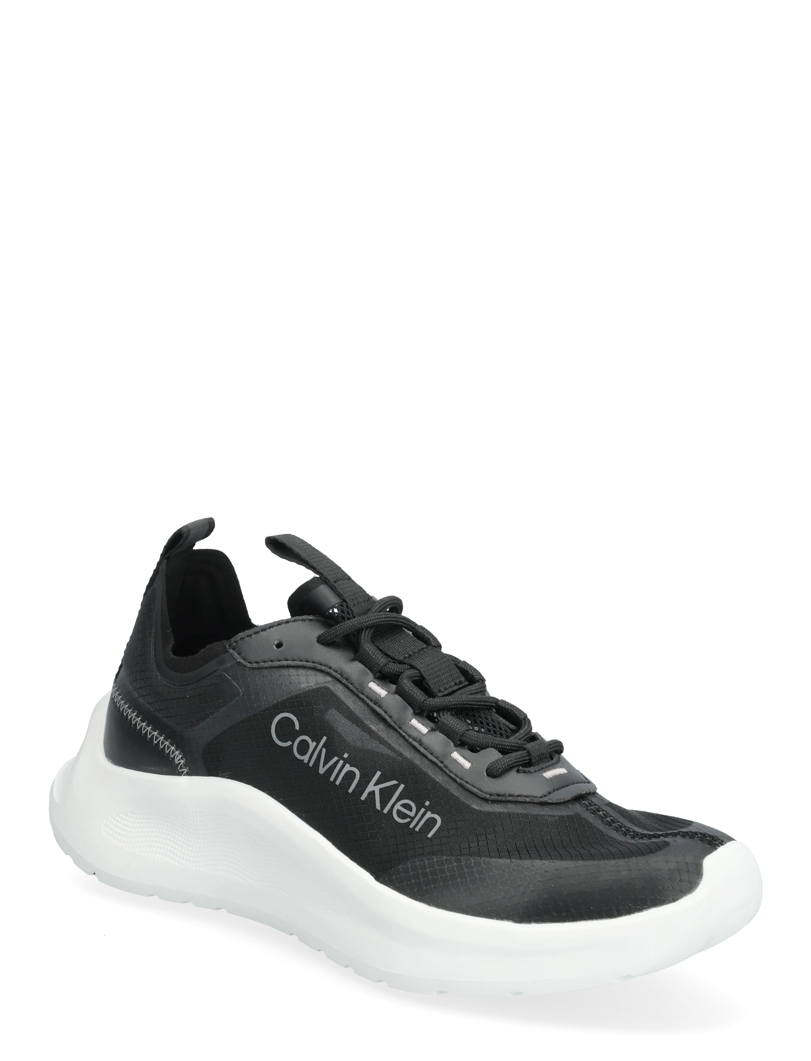 Calvin Klein LIGHT EVA RUN LUP TRANSP RIPST - Sneakers - BLACK BRIGHT WHITE / black