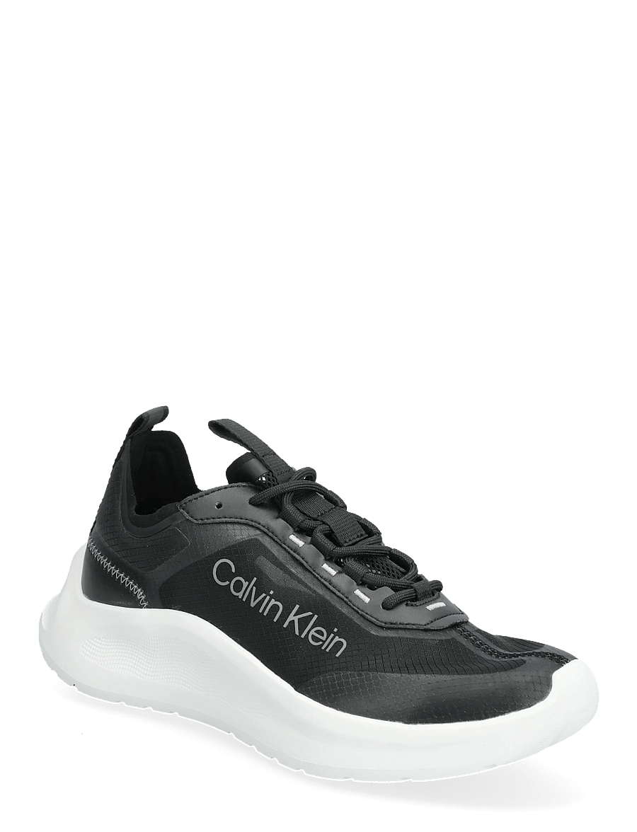 Calvin Klein - LIGHT EVA RUN LUP TRANSP RIPST - madala säärega tossud - black bright white - 0