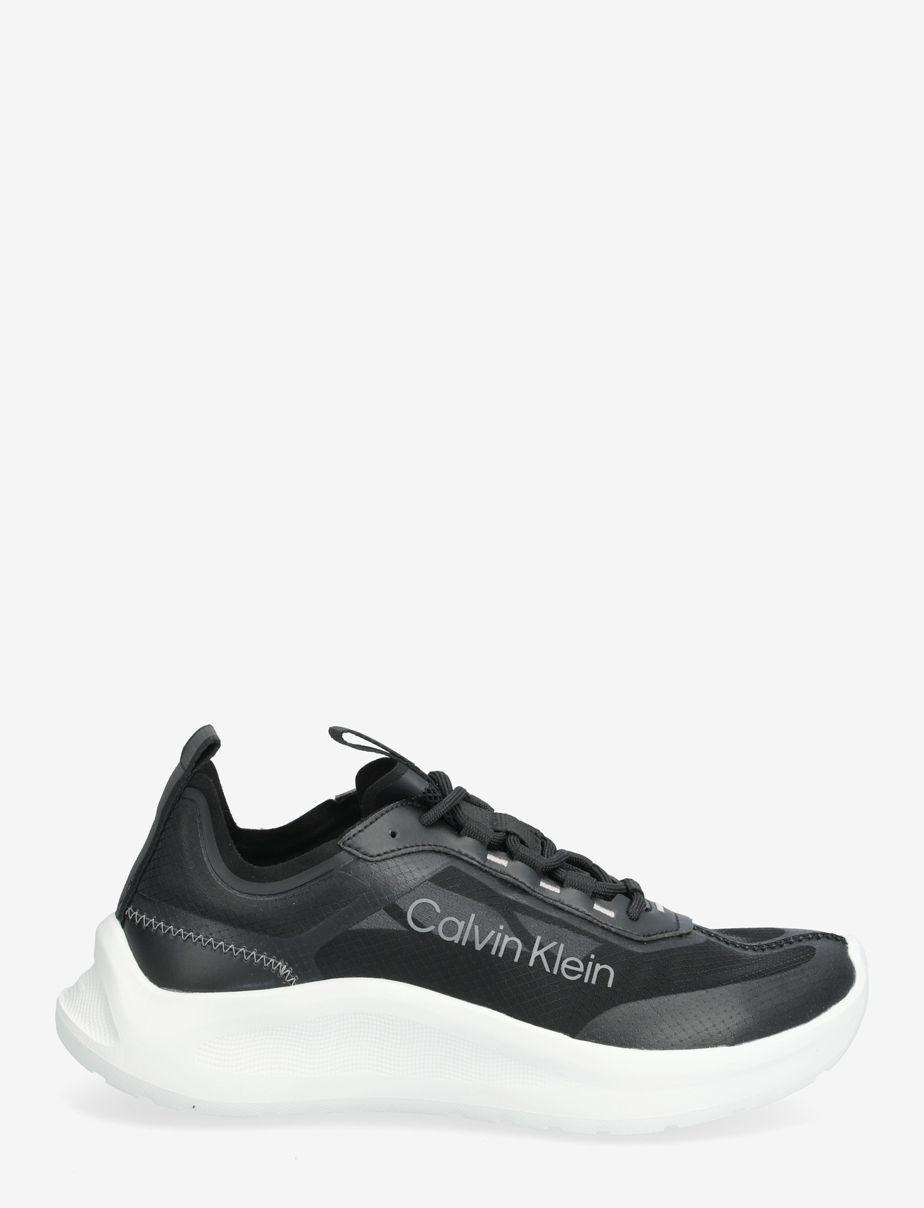 Calvin Klein - LIGHT EVA RUN LUP TRANSP RIPST - lave sneakers - black bright white - 1