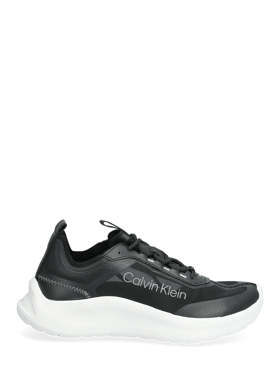 Calvin Klein - LIGHT EVA RUN LUP TRANSP RIPST - madala säärega tossud - black bright white - 1