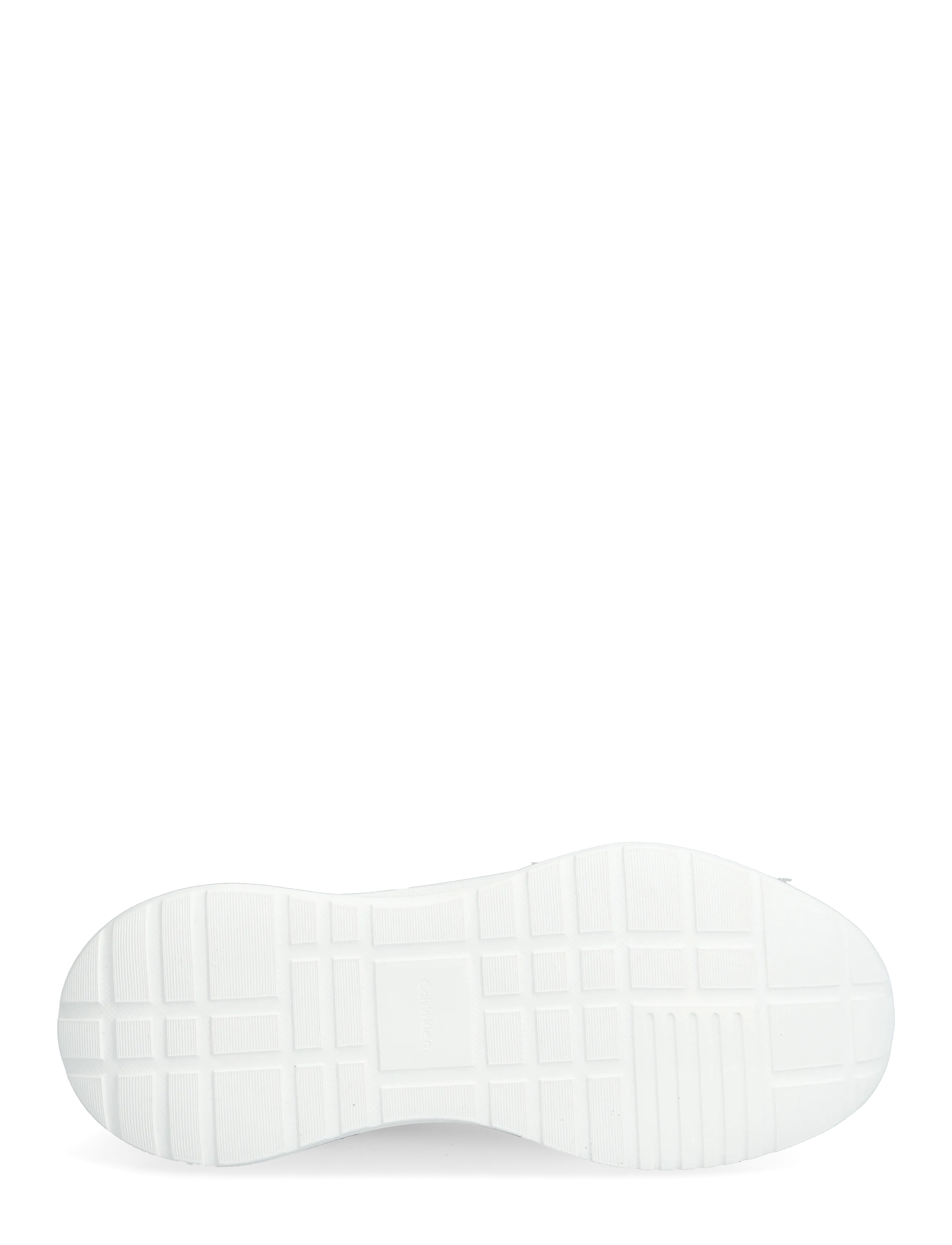 Calvin Klein - LIGHT EVA RUN LUP TRANSP RIPST - lave sneakers - black bright white - 4