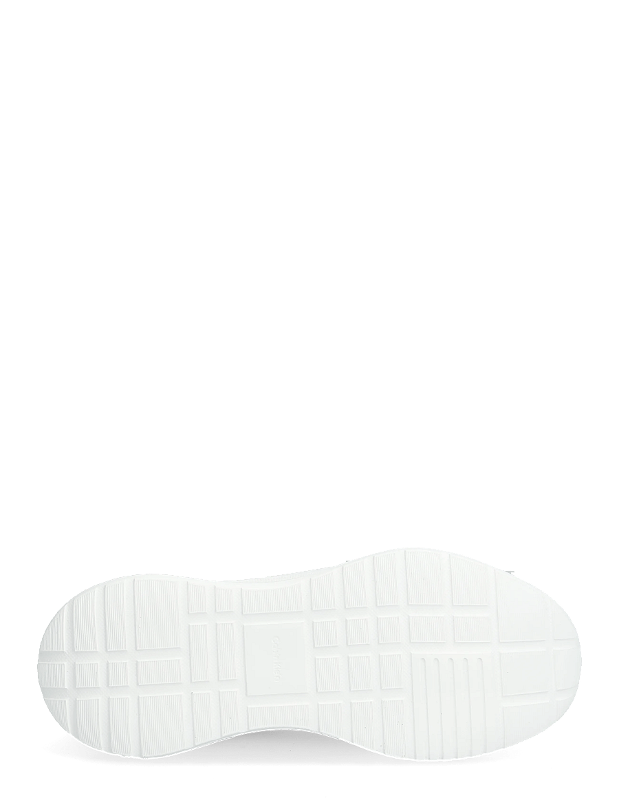 Calvin Klein - LIGHT EVA RUN LUP TRANSP RIPST - madala säärega tossud - black bright white - 4