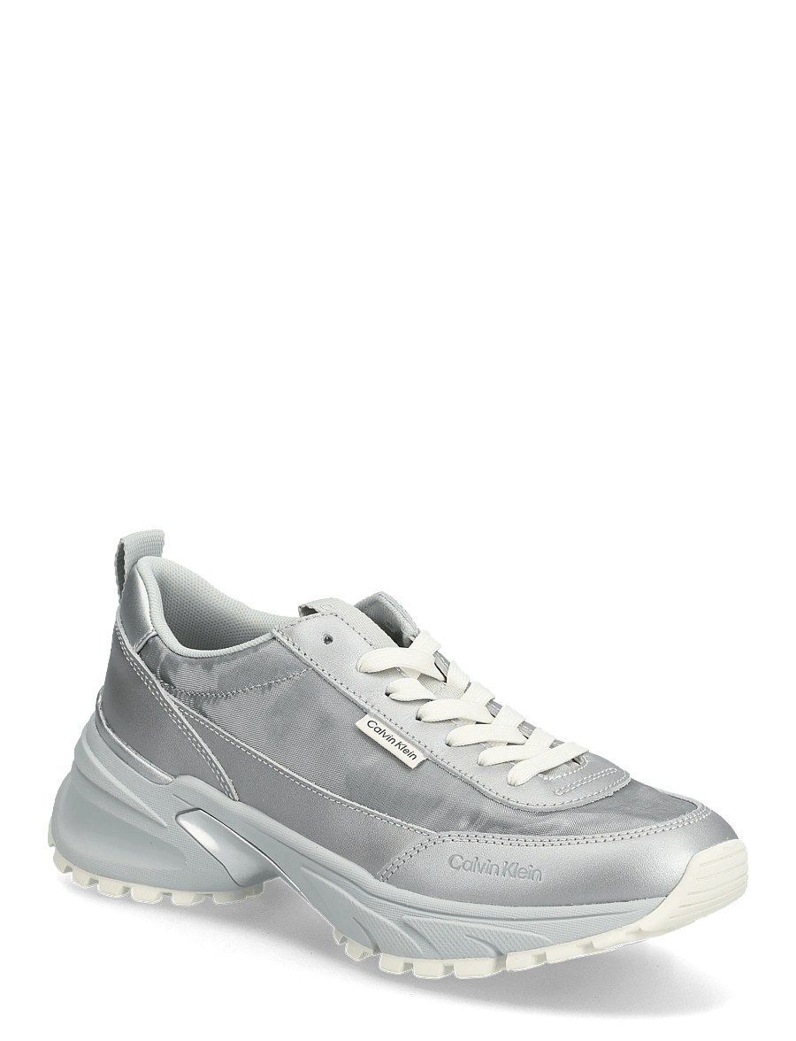 Calvin Klein - HIKE RUNNER ORGANZA MET LTH - løbesko - silver - 0