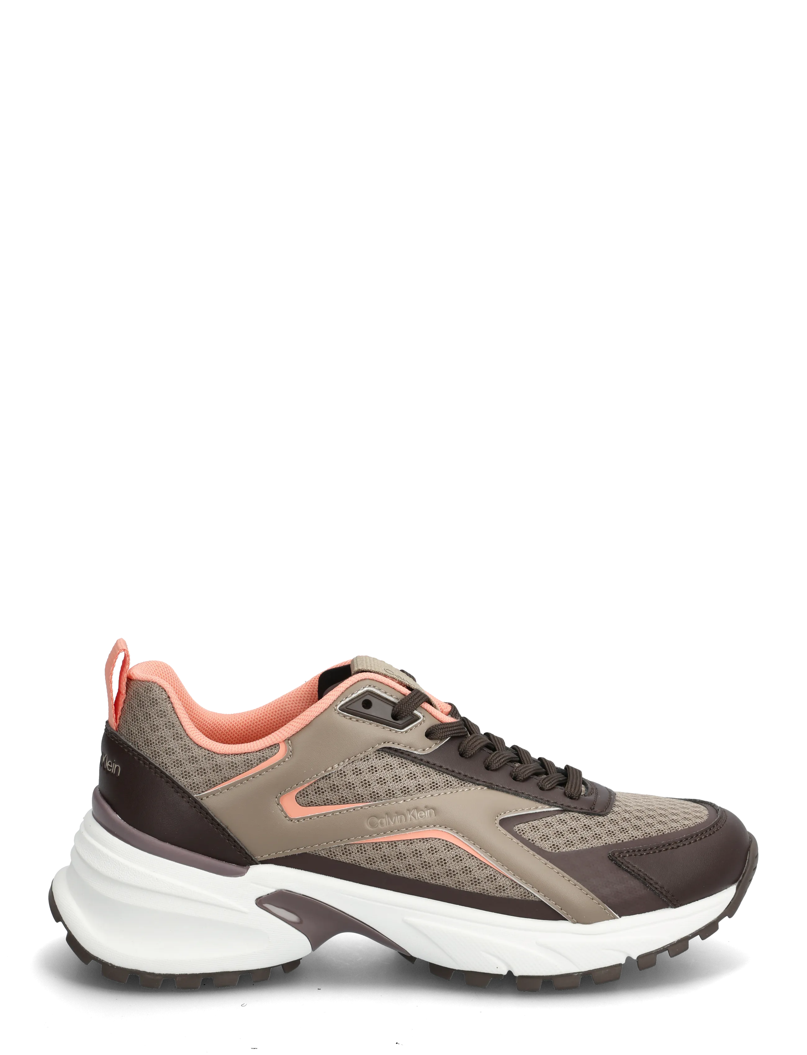 Calvin Klein - HIKE RUN CKSTRIPE MESH - konfirmation - rocky brown desert taupe peach - 1