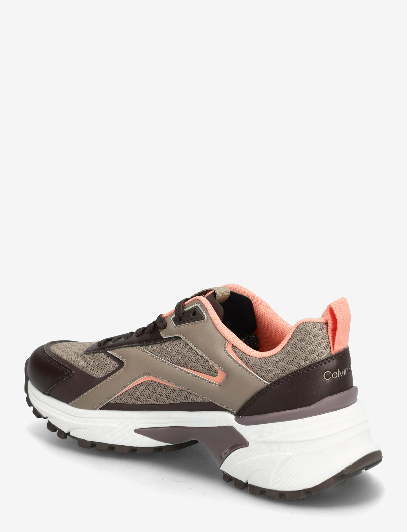 Calvin Klein - HIKE RUN CKSTRIPE MESH - chunky sneakers - rocky brown desert taupe peach - 2