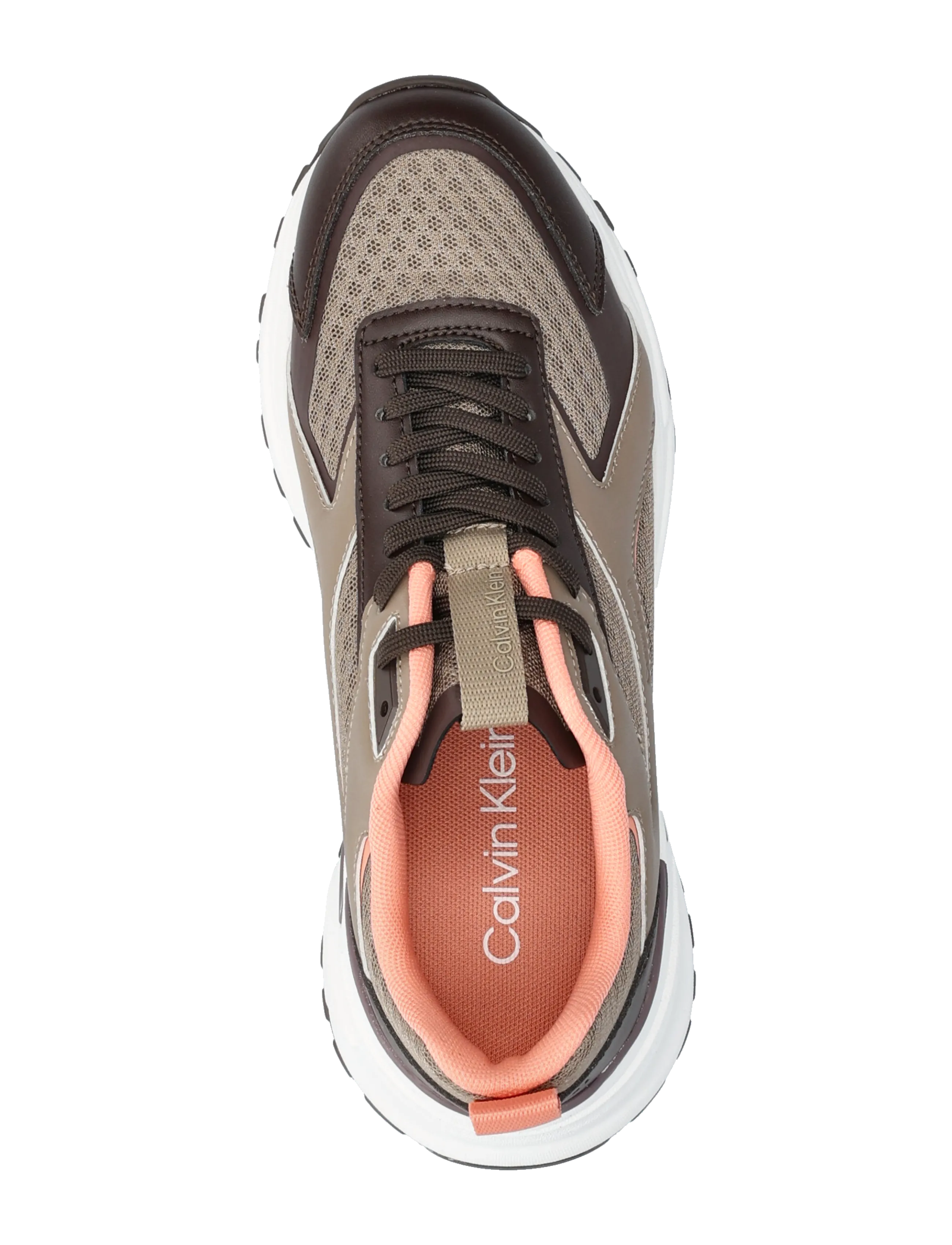 Calvin Klein - HIKE RUN CKSTRIPE MESH - konfirmation - rocky brown desert taupe peach - 3