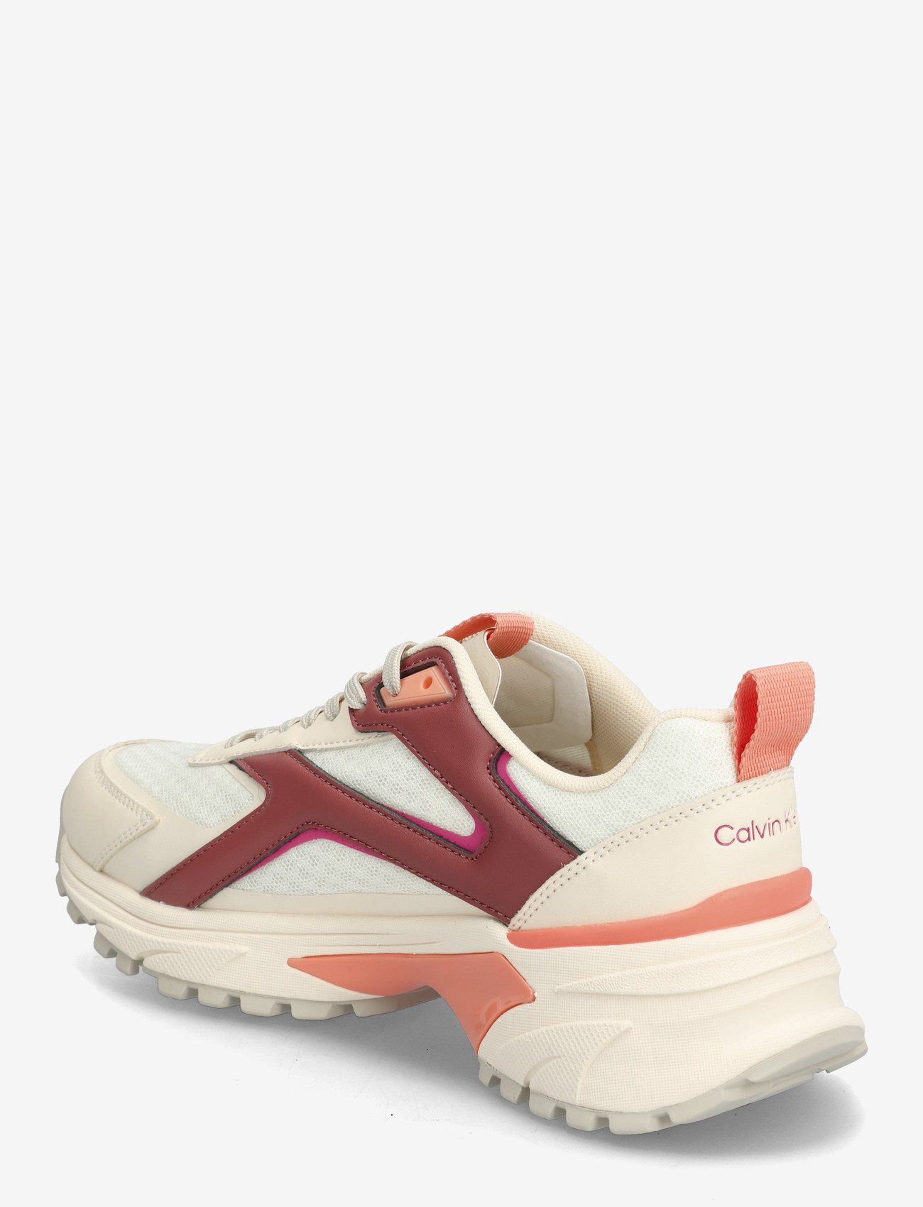 Calvin Klein - HIKE RUN CKSTRIPE MESH - konfirmatsioon - off white oatmeal dusty rose - 2