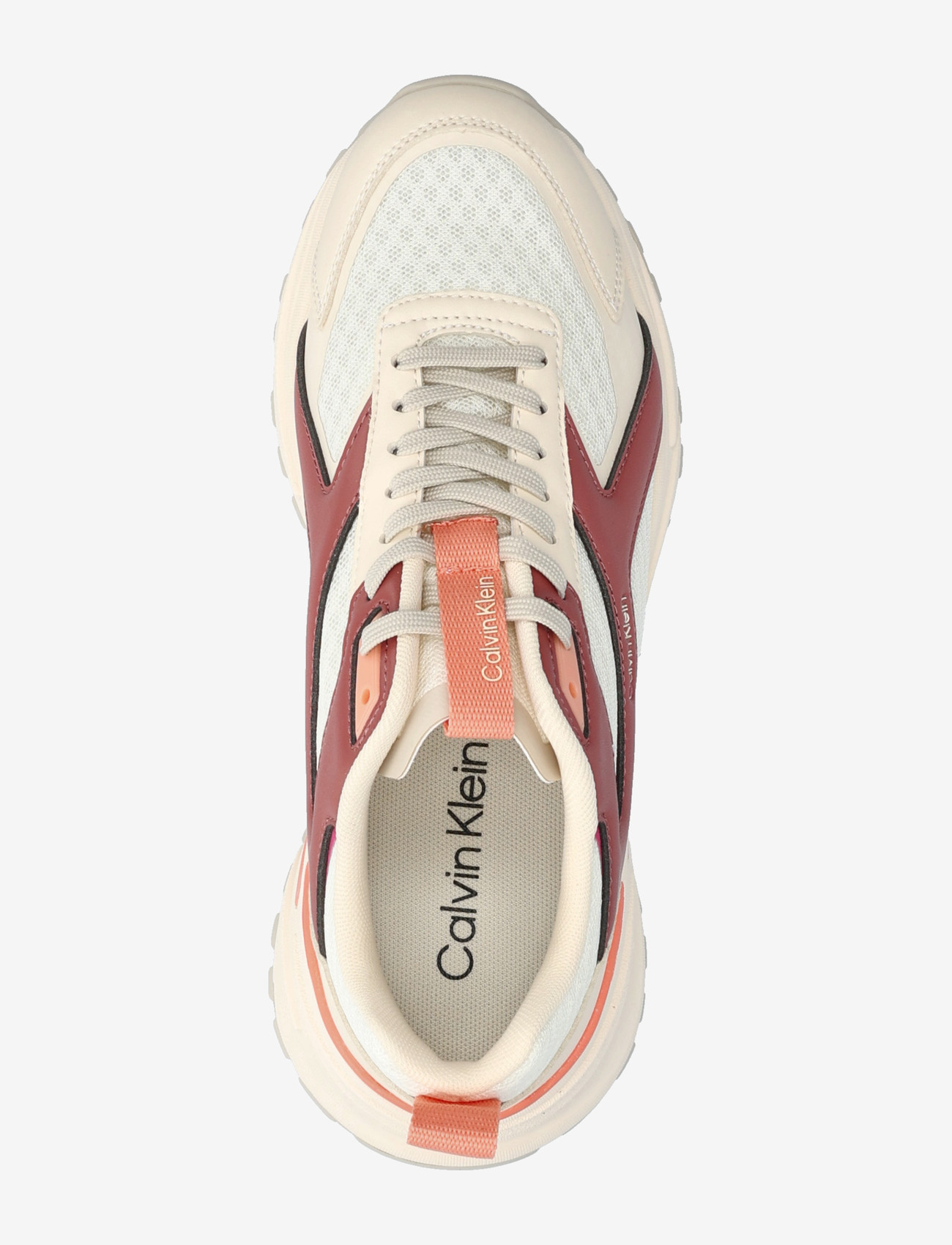 Calvin Klein - HIKE RUN CKSTRIPE MESH - konfirmatsioon - off white oatmeal dusty rose - 3