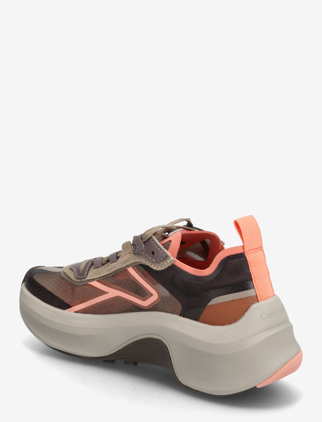 Calvin Klein - CHUNKY RUN CKSTRIPE LUP TRAN RIP - chunky sneakers - peppercorn desert taupe peach pink - 2