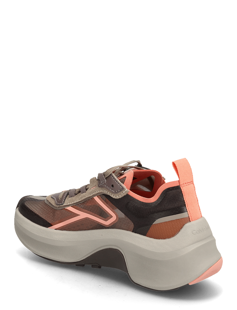 Calvin Klein - CHUNKY RUN CKSTRIPE LUP TRAN RIP - chunky sneaker - peppercorn desert taupe peach pink - 2
