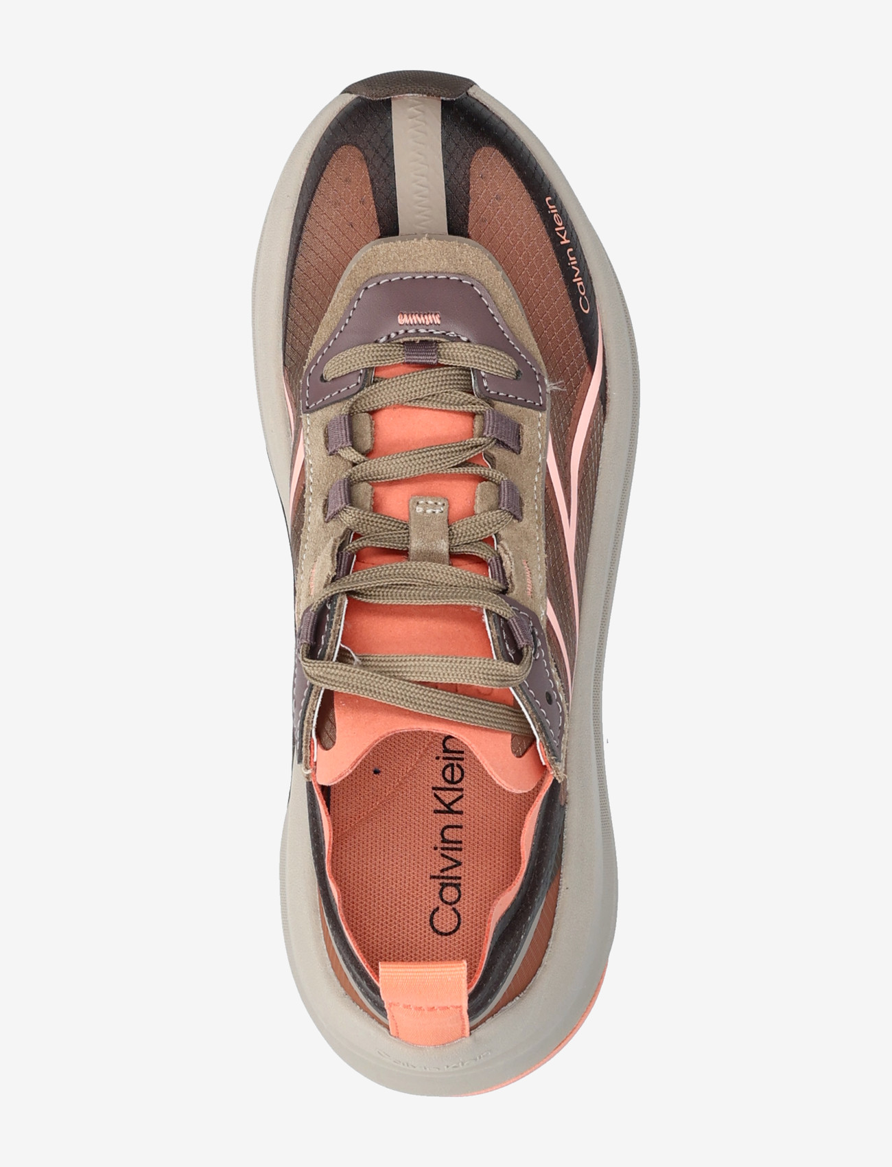 Calvin Klein - CHUNKY RUN CKSTRIPE LUP TRAN RIP - chunky sneakers - peppercorn desert taupe peach pink - 3