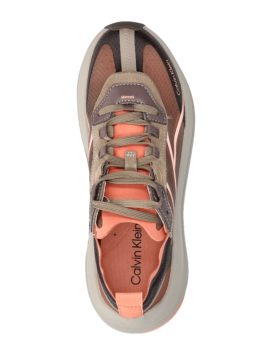 Calvin Klein - CHUNKY RUN CKSTRIPE LUP TRAN RIP - chunky sneaker - peppercorn desert taupe peach pink - 3