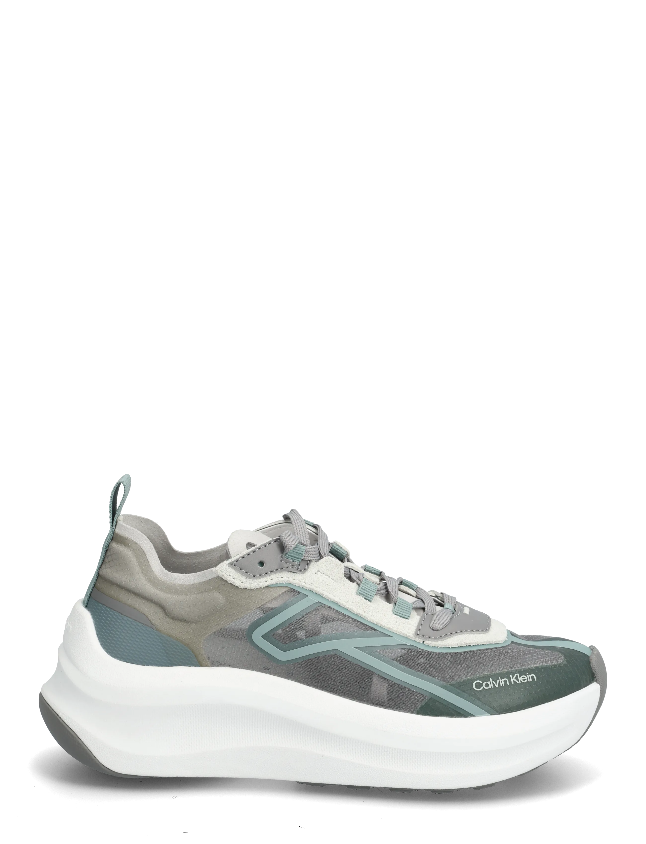 Calvin Klein - CHUNKY RUN CKSTRIPE LUP TRAN RIP - chunky sneaker - cloud burst misty blue light grey - 1