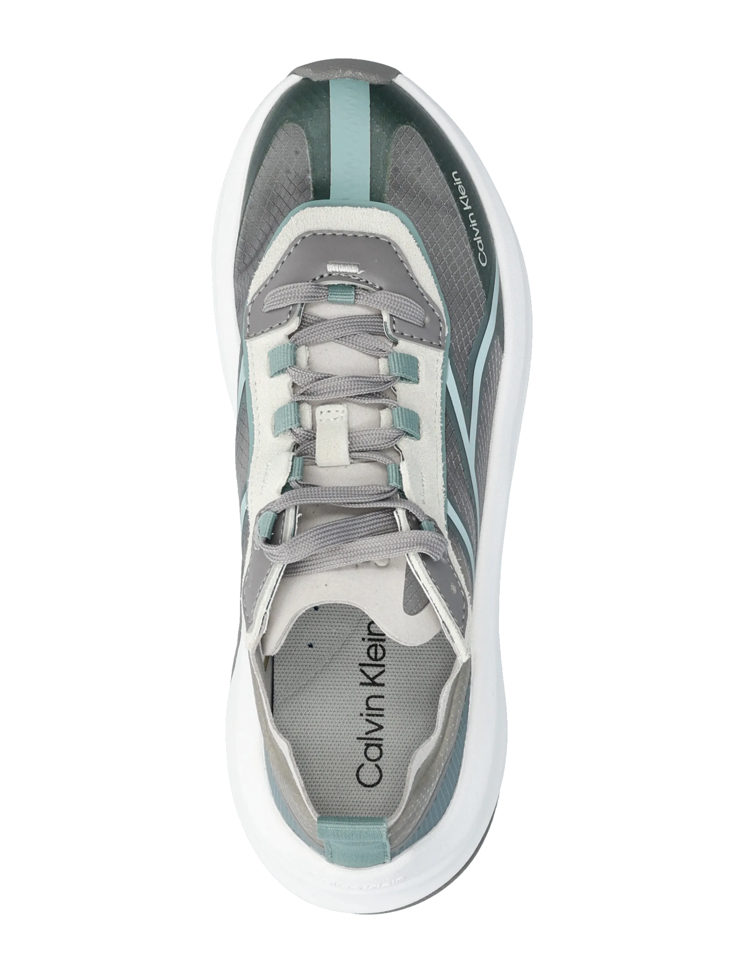 Calvin Klein - CHUNKY RUN CKSTRIPE LUP TRAN RIP - chunky sneaker - cloud burst misty blue light grey - 3