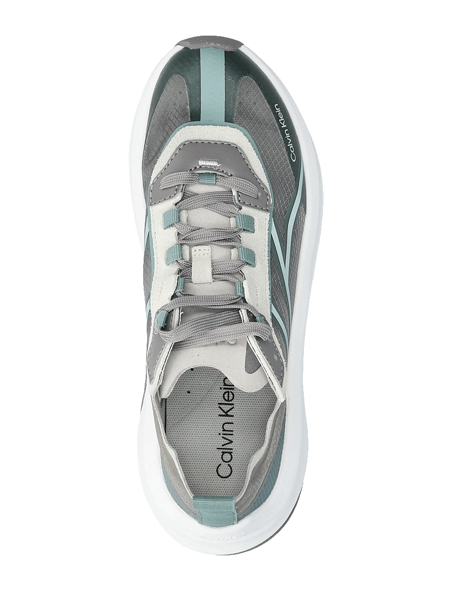 Calvin Klein - CHUNKY RUN CKSTRIPE LUP TRAN RIP - chunky sneaker - cloud burst misty blue light grey - 3