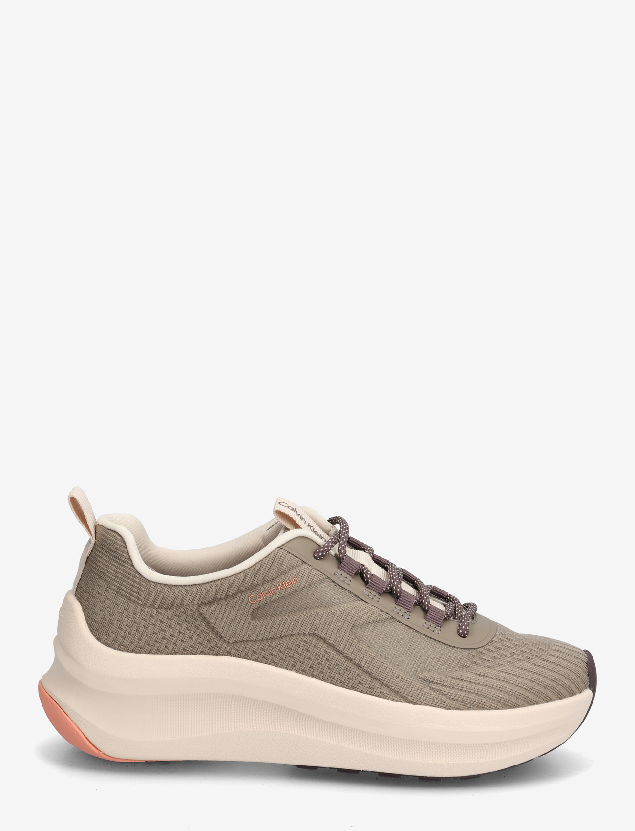 Calvin Klein - CHUNKY RUN CKSTRIPE LUP SP KN - chunky sneakers - peppercorn desert taupe peach pink - 1