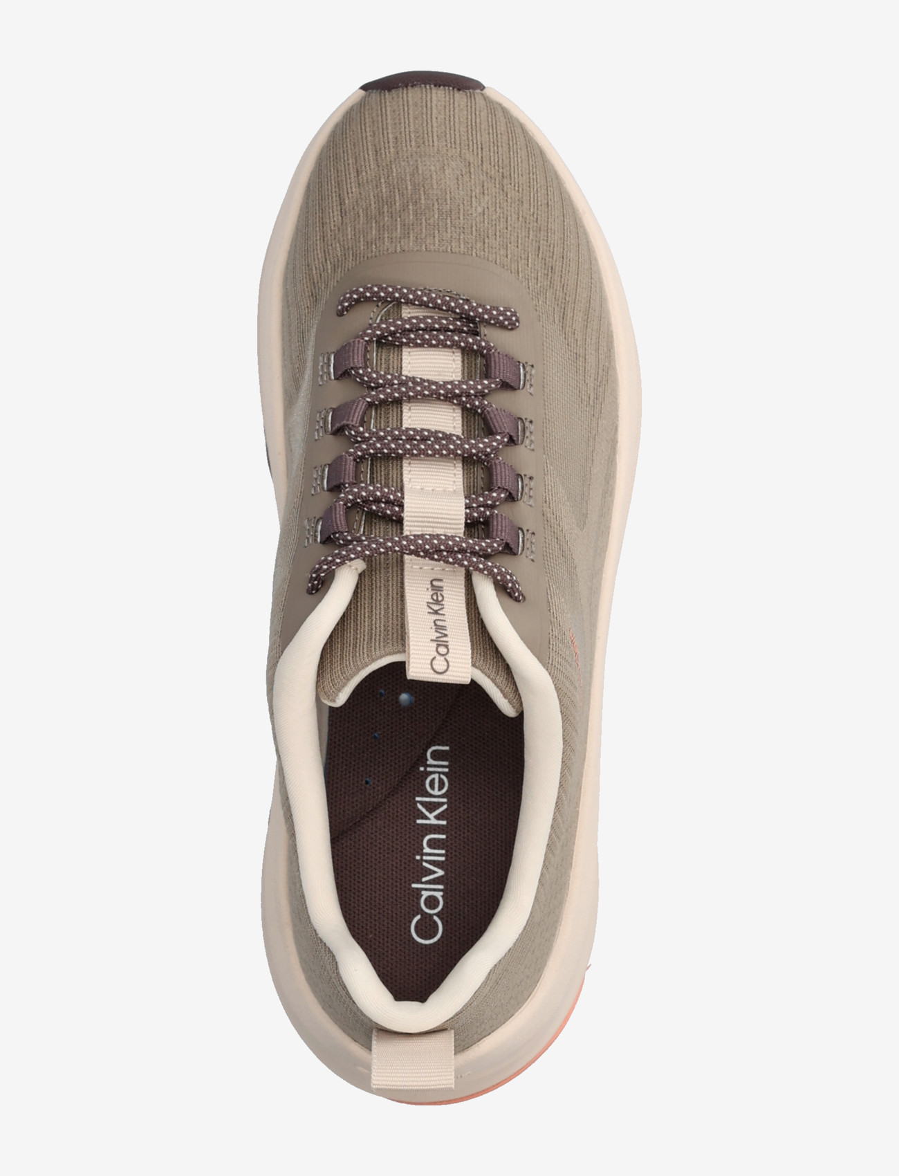 Calvin Klein - CHUNKY RUN CKSTRIPE LUP SP KN - chunky sneakers - peppercorn desert taupe peach pink - 3