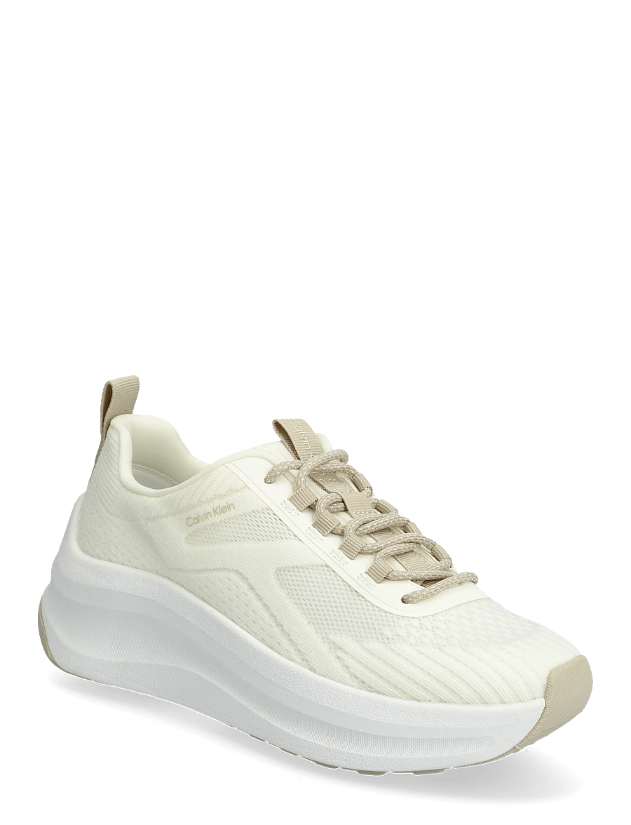 Calvin Klein - CHUNKY RUN CKSTRIPE LUP SP KN - chunky sneaker - oatmeal marshmallow - 0