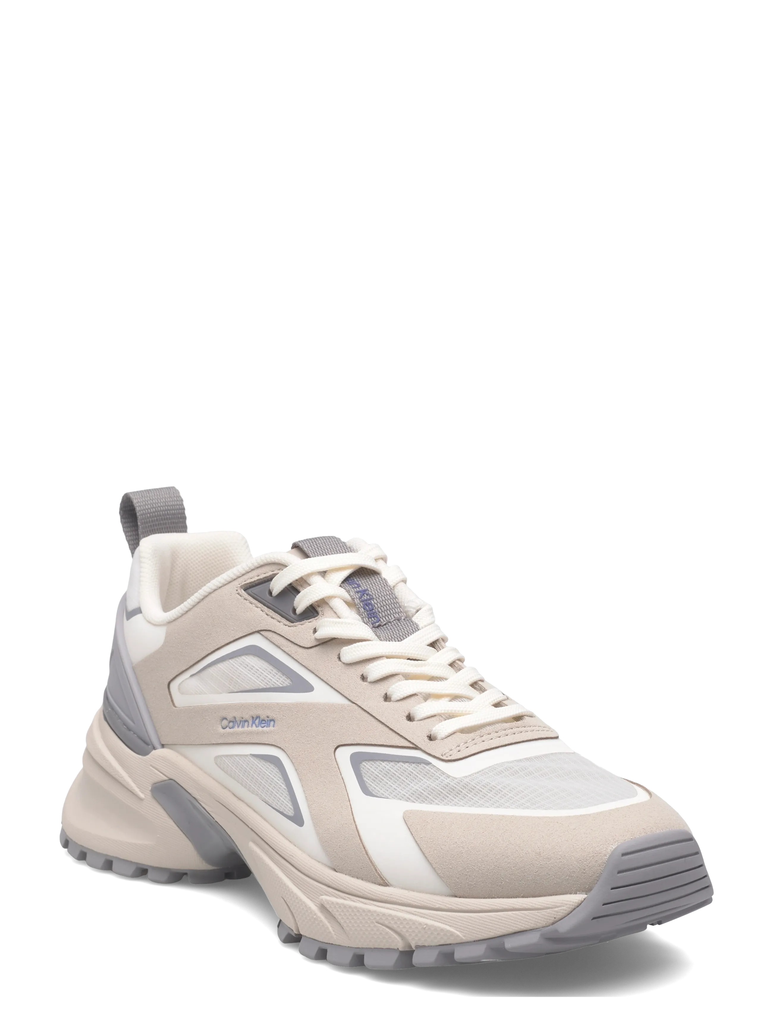 Calvin Klein HIKE RUN CKSTRIPE RIPST - Skór - OATMEAL MARSHMALLOW CLOUDBURST / beige