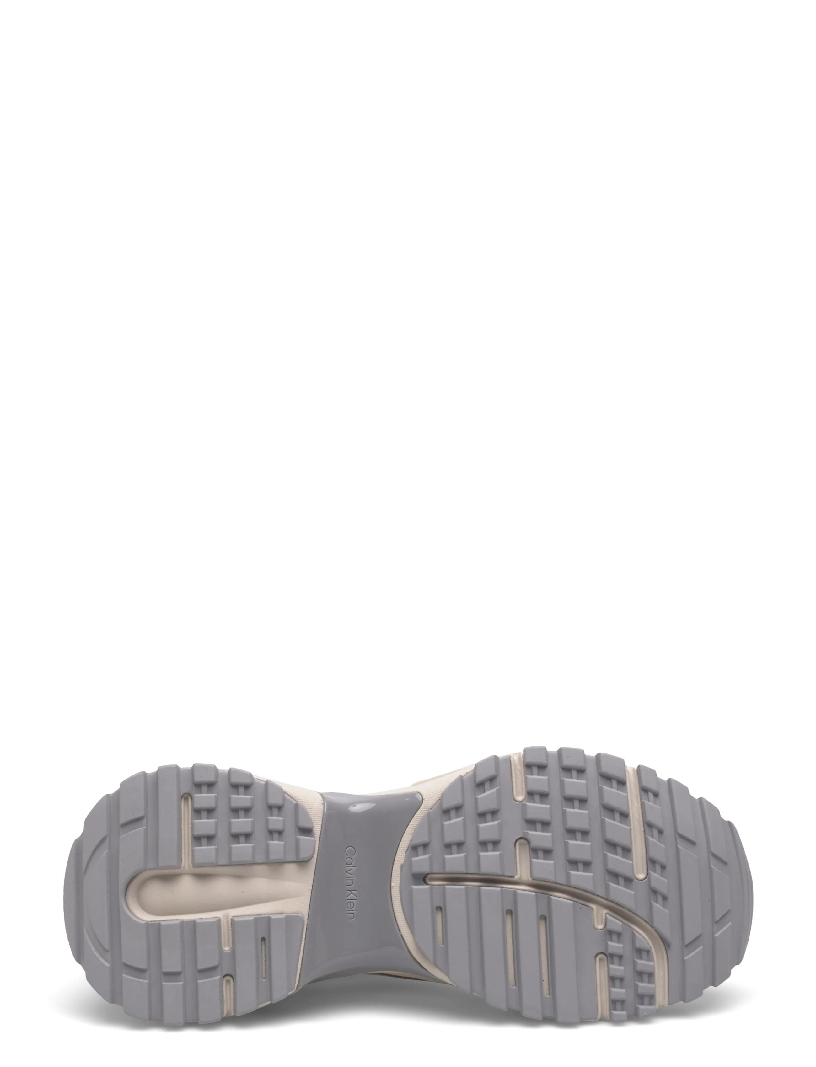 Calvin Klein - HIKE RUN CKSTRIPE RIPST - chunky sneakers - oatmeal marshmallow cloudburst - 4