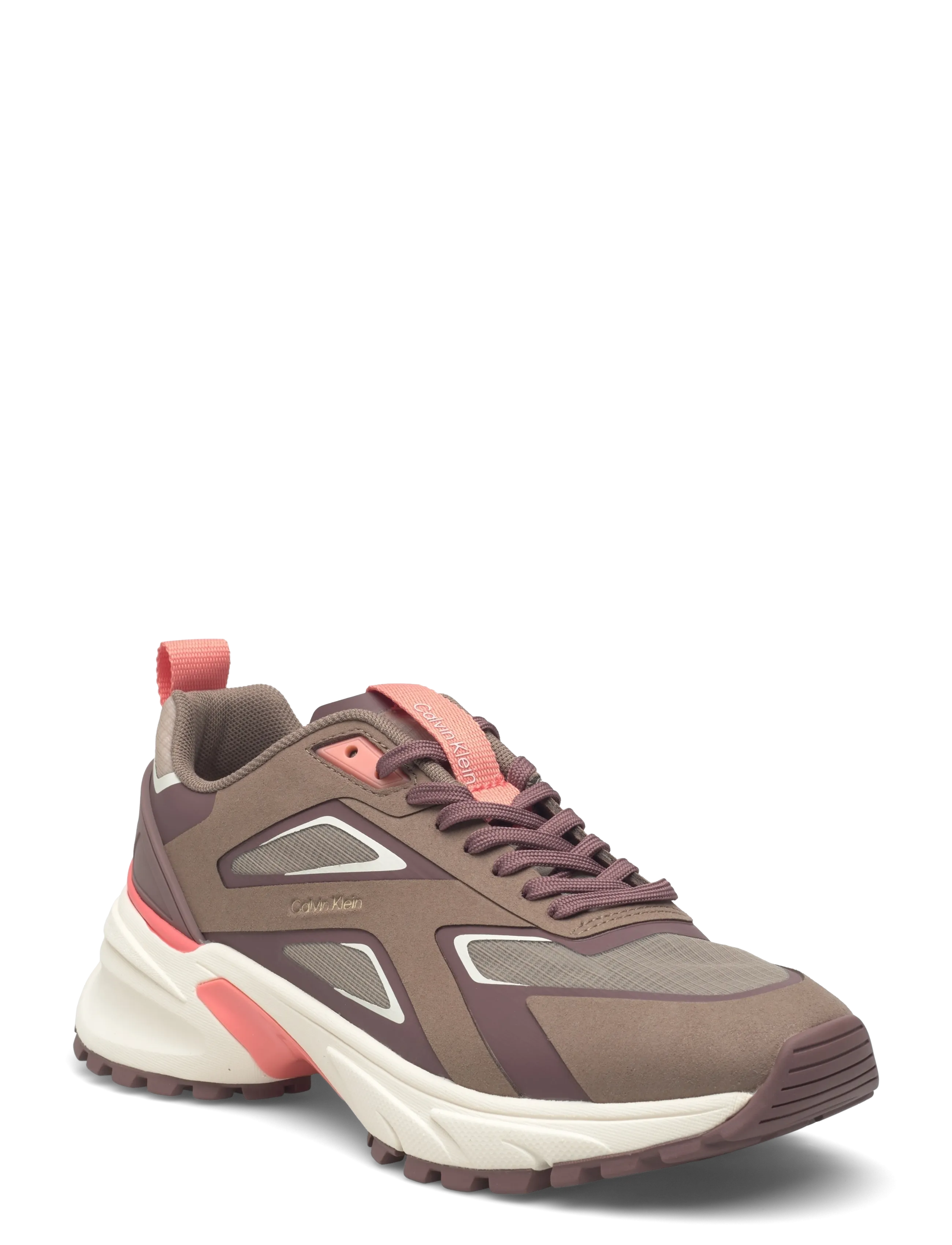 Calvin Klein HIKE RUN CKSTRIPE RIPST - Schuhe - DESERT TAUPE PEPPERCORN PEACH / brown