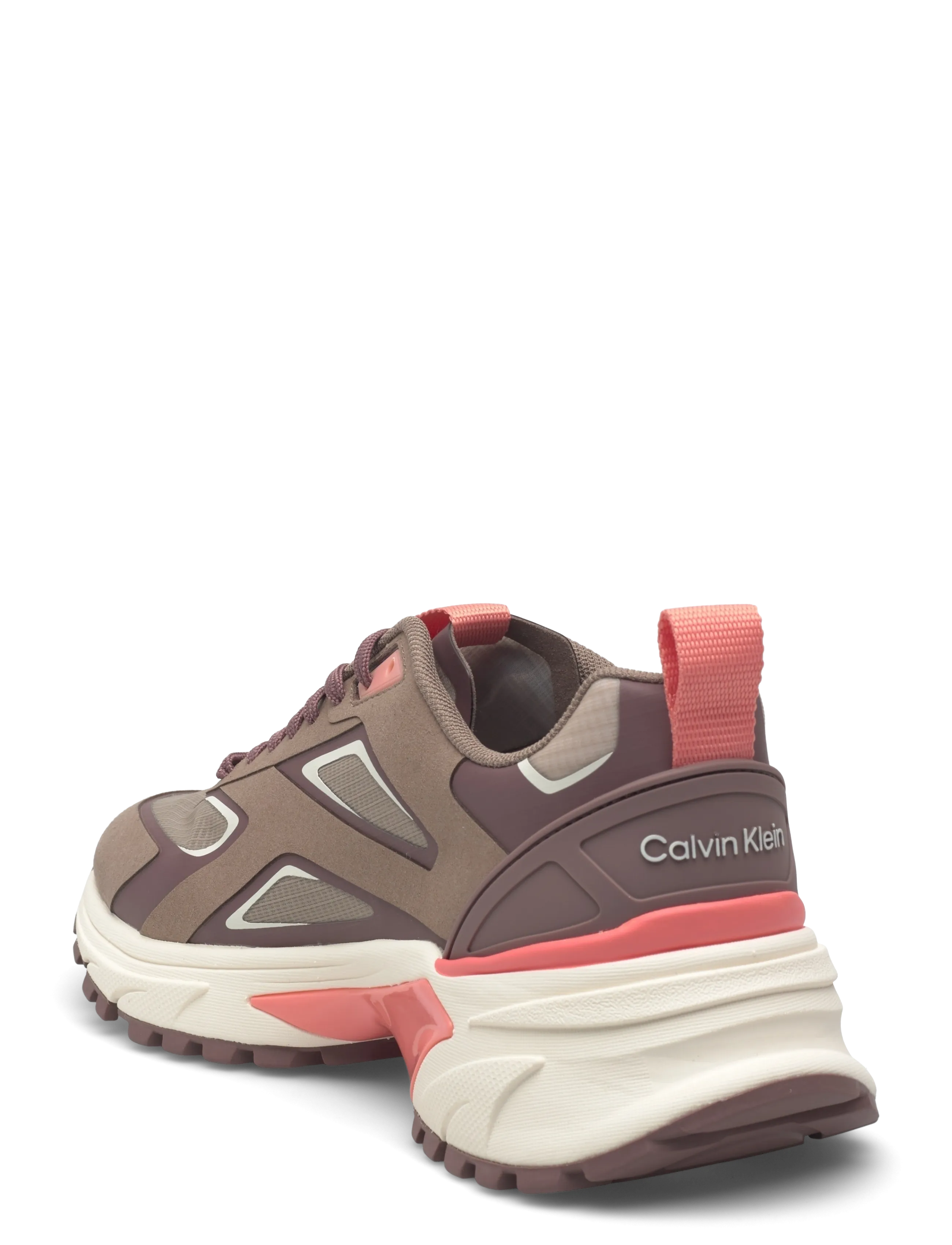 Calvin Klein - HIKE RUN CKSTRIPE RIPST - chunky sneakers - desert taupe peppercorn peach - 2