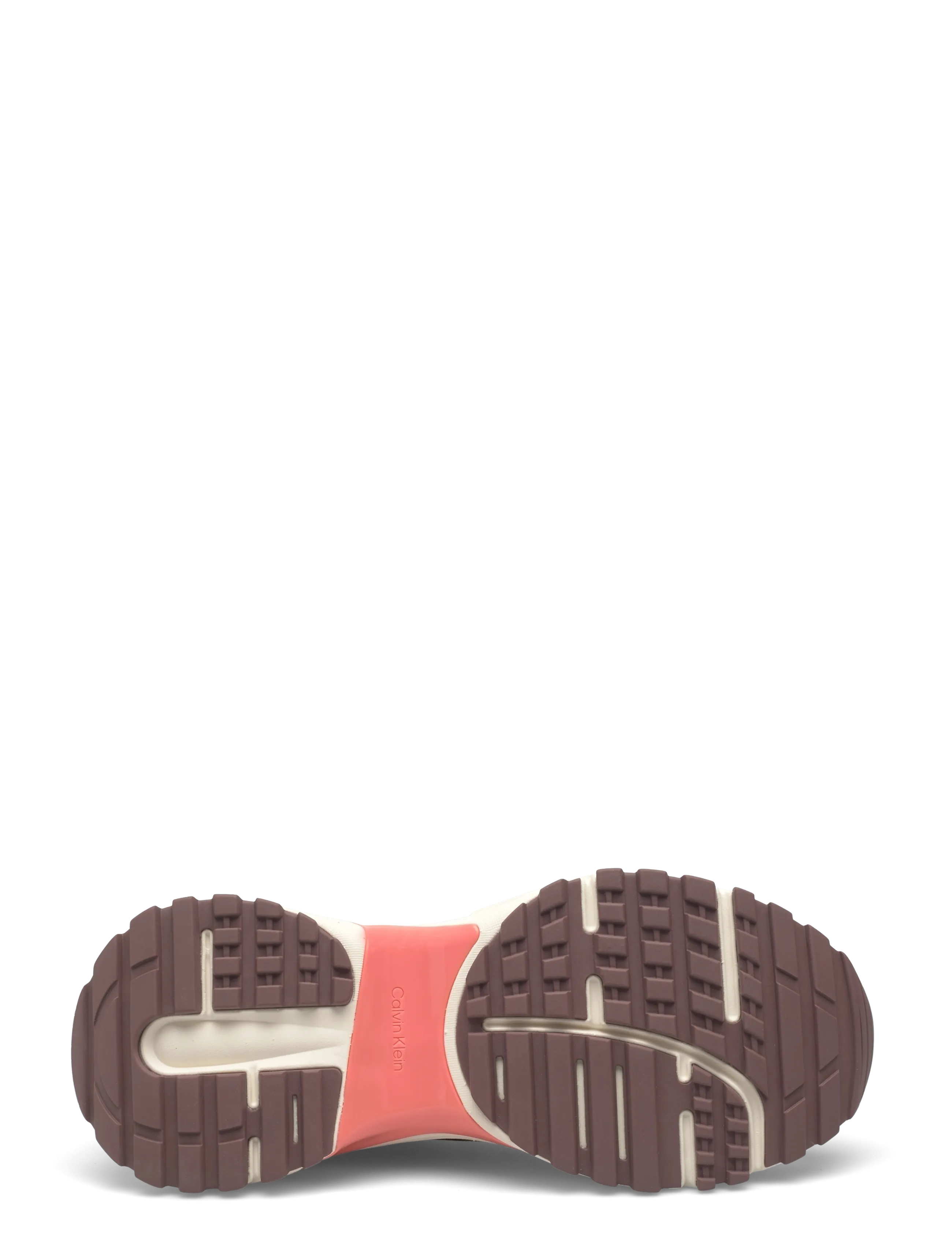 Calvin Klein - HIKE RUN CKSTRIPE RIPST - chunky sneakers - desert taupe peppercorn peach - 4