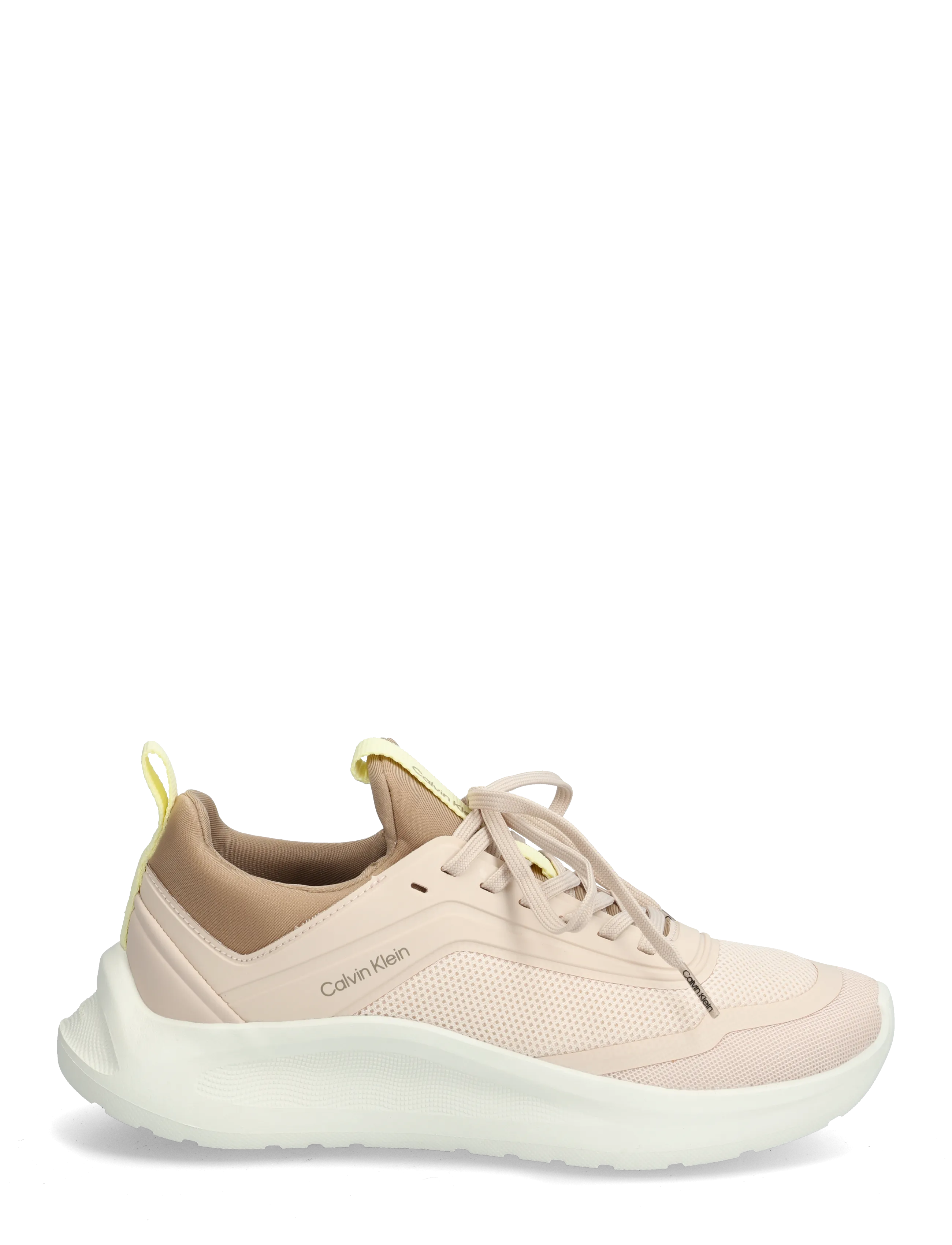 Calvin Klein - LIGHT EVA RUN SOCK MESH LYCRA - baskets basses - whisper pink lemonade silver mink - 1