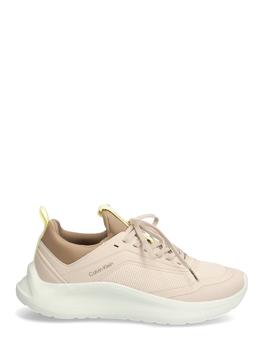 Calvin Klein - LIGHT EVA RUN SOCK MESH LYCRA - niedrige sneakers - whisper pink lemonade silver mink - 1